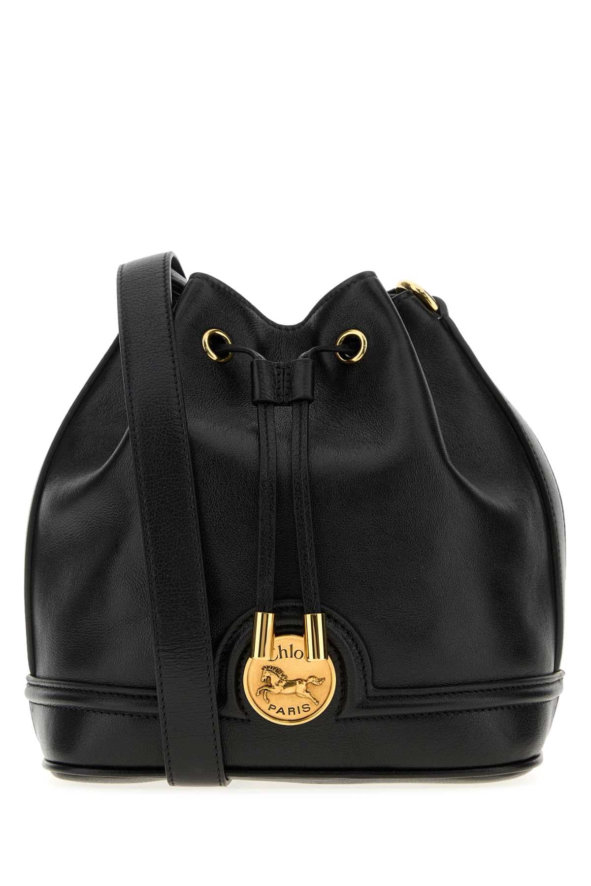 CHLOÉ Leather Bucket Handbag