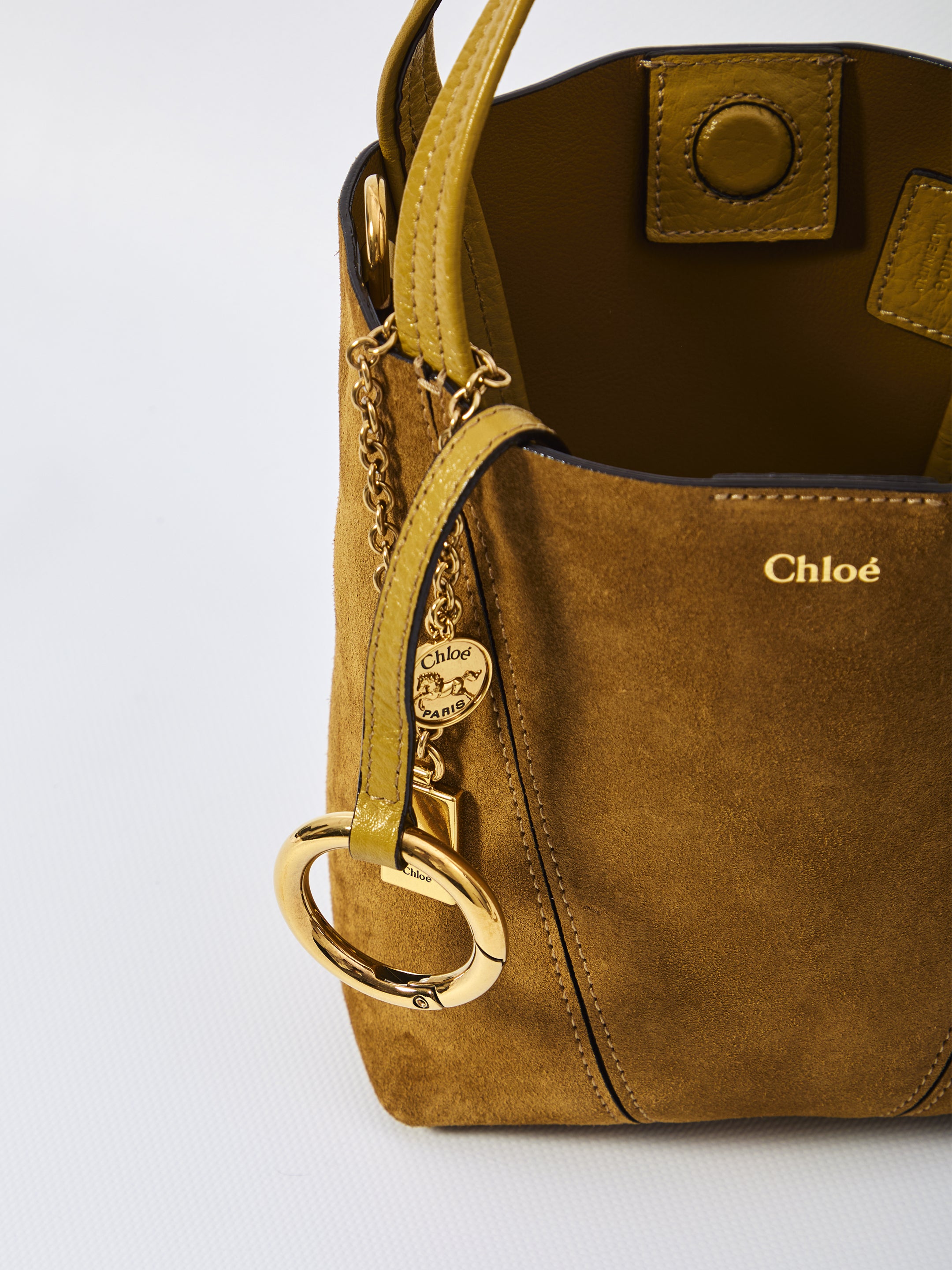 CHLOÉ Small Suede Tote Handbag