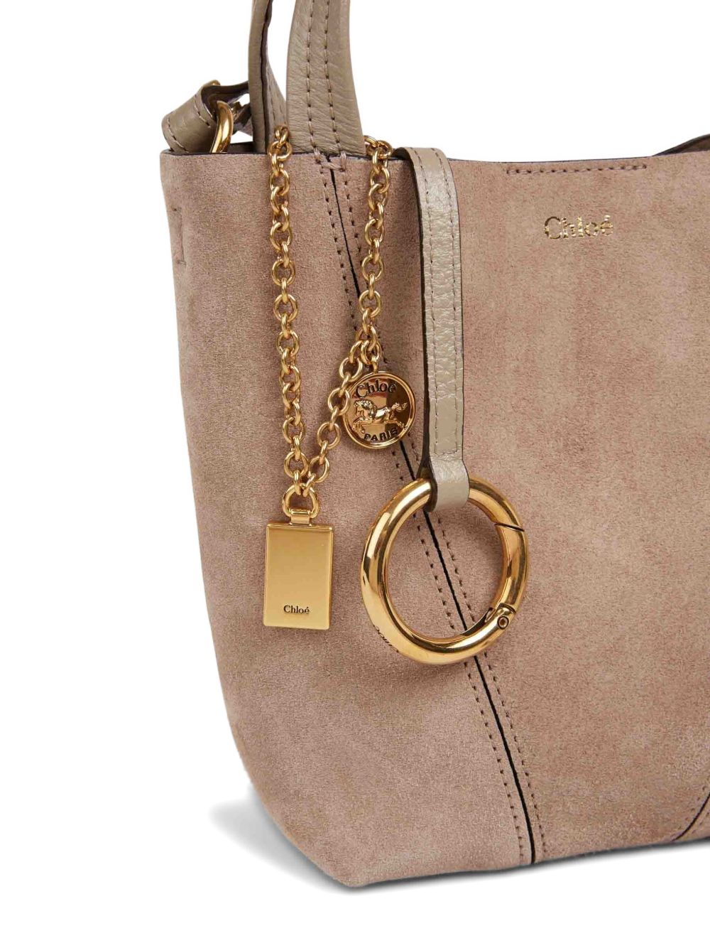 CHLOÉ Mini Suede Tote Handbag