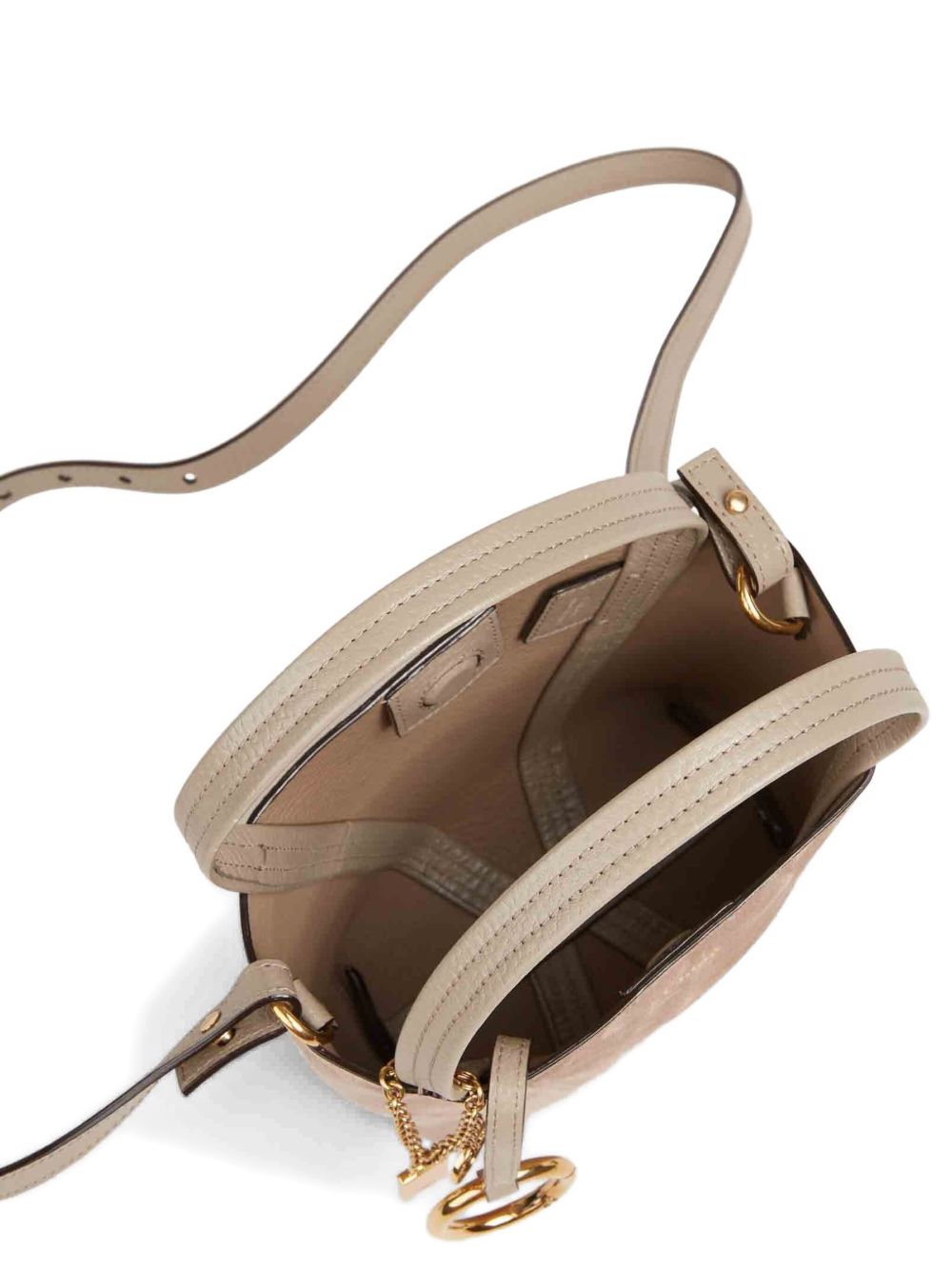 CHLOÉ Mini Spin Shoulder Handbag - 16cm x 19cm x 8cm