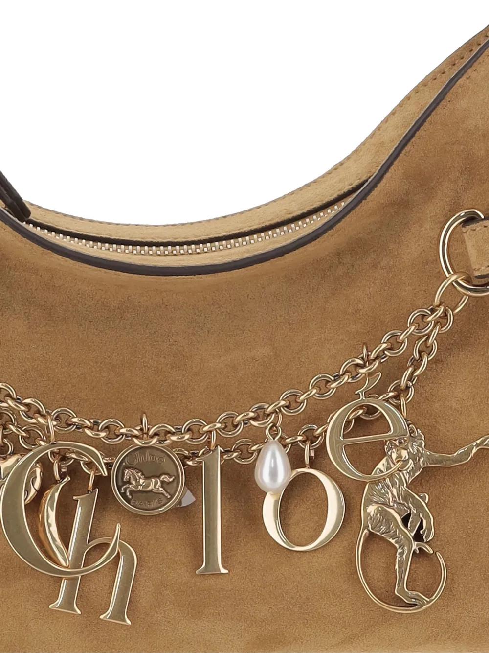 CHLOÉ Charming Hobo Handbag with Zip Closure - Dimensions W 24 x H 12 x D 8.5 CM