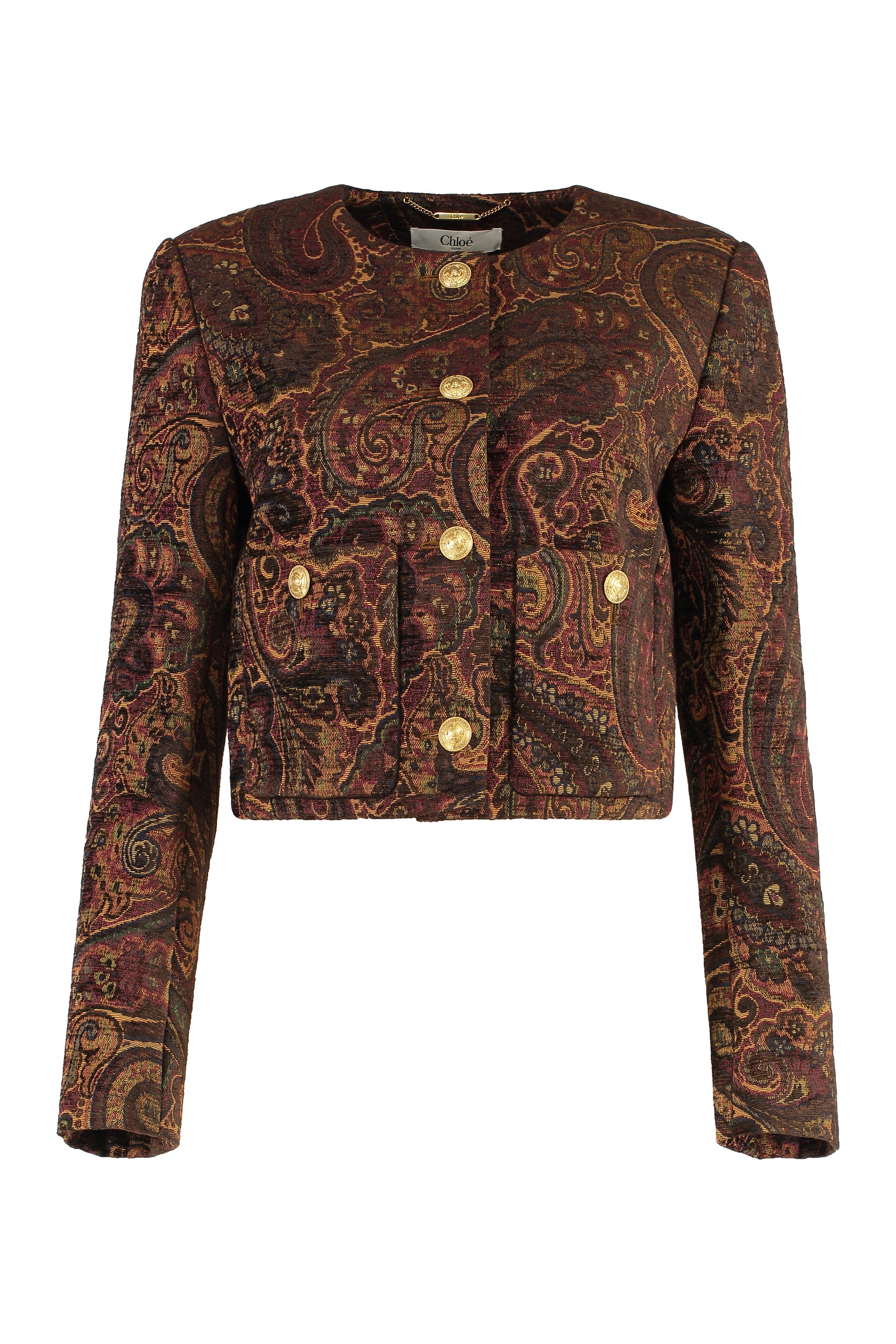 CHLOÉ Cropped Jacket - Pasley Tapestry