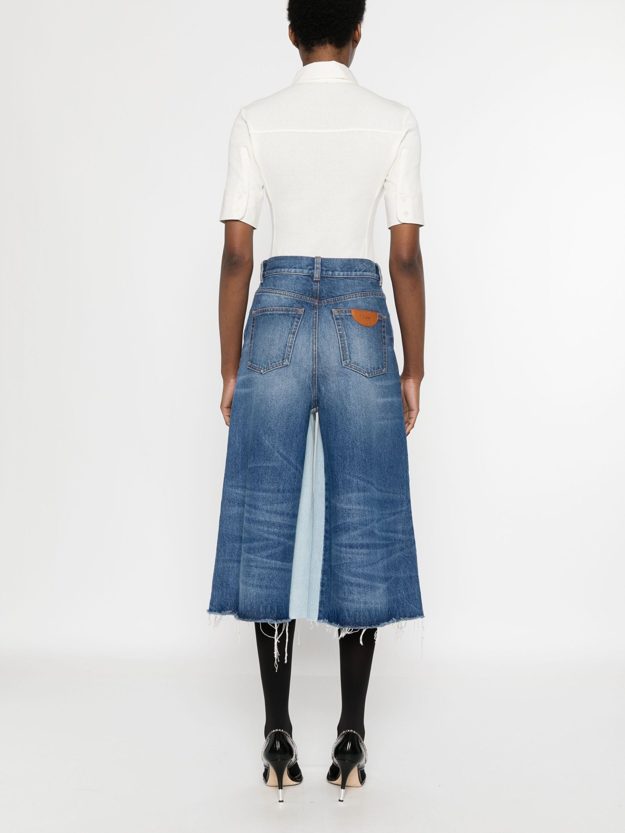 CHLOÉ Denim Bermuda Shorts