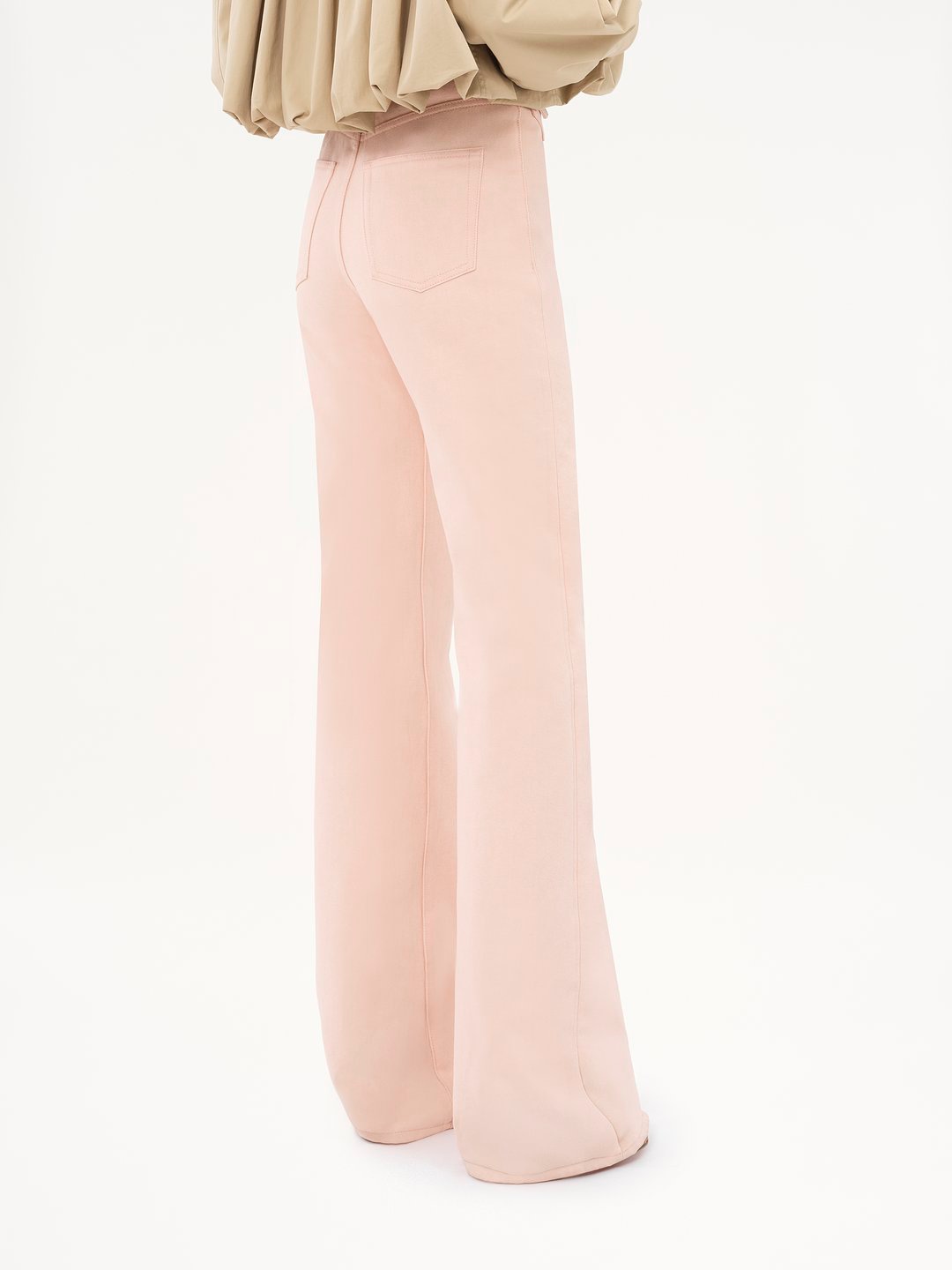 CHLOÉ High Rise Flare Mini-Pocket Jeans
