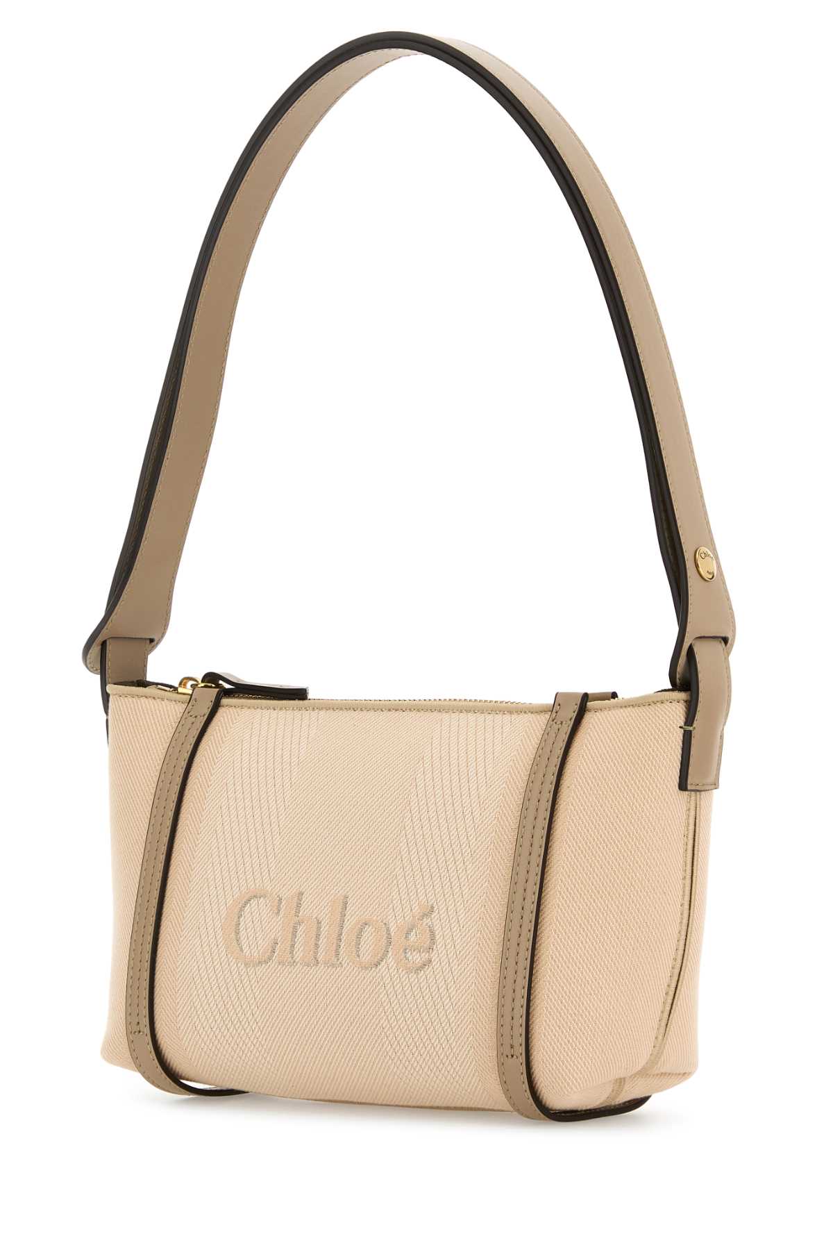 CHLOÉ Striped Canvas Handbag