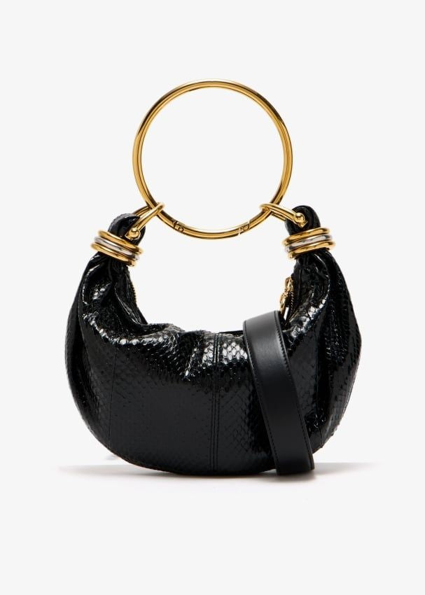 CHLOÉ Mini Puff-Faced Water Snake Handbag