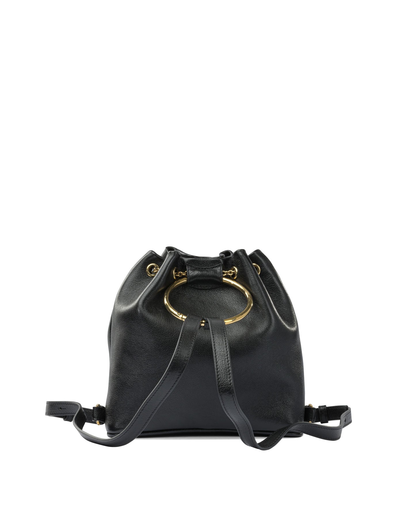 CHLOÉ Mini Backpack with Oversized Metal Cuff Handle