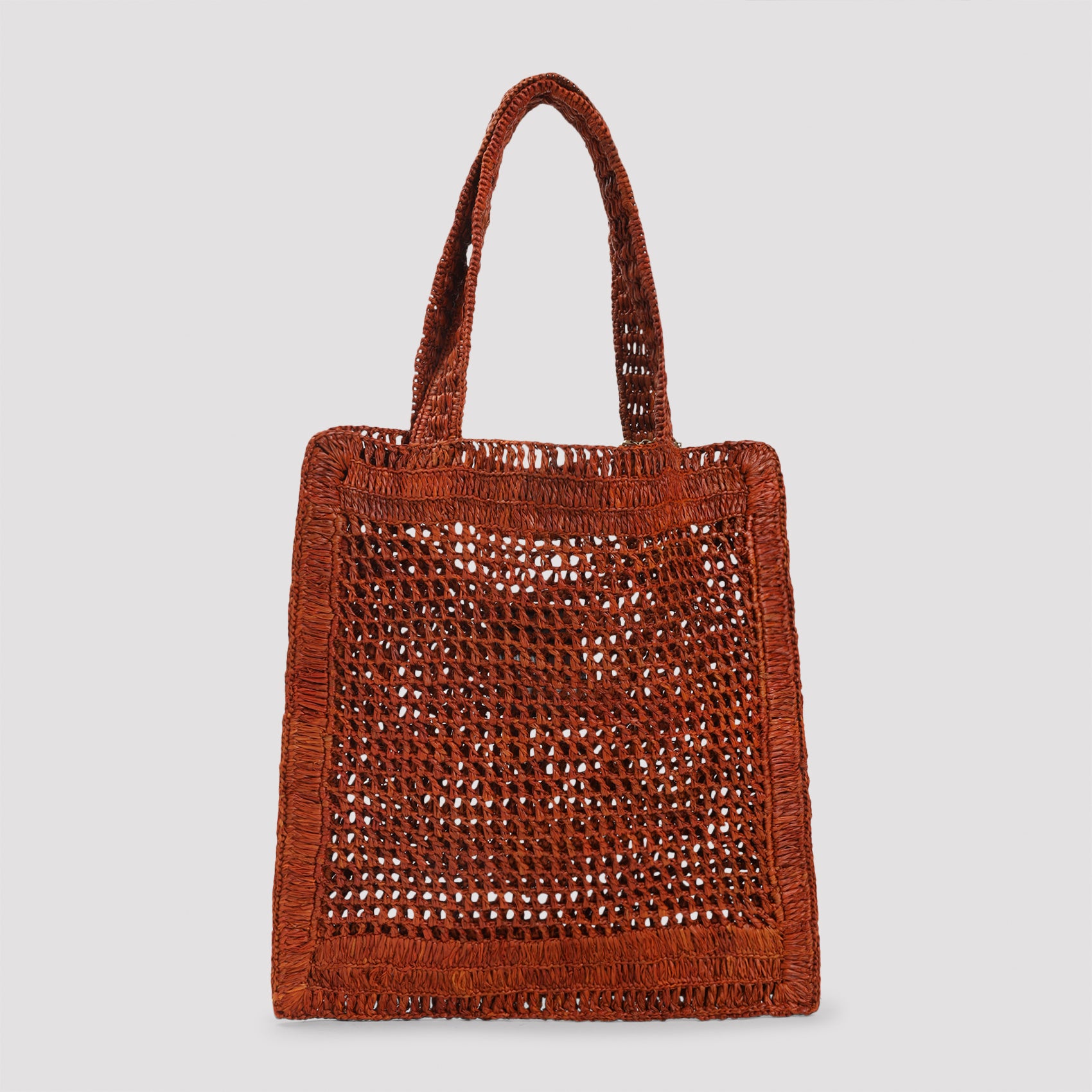 CHLOÉ Summer Raffia Tote Handbag - 33cm x 37cm