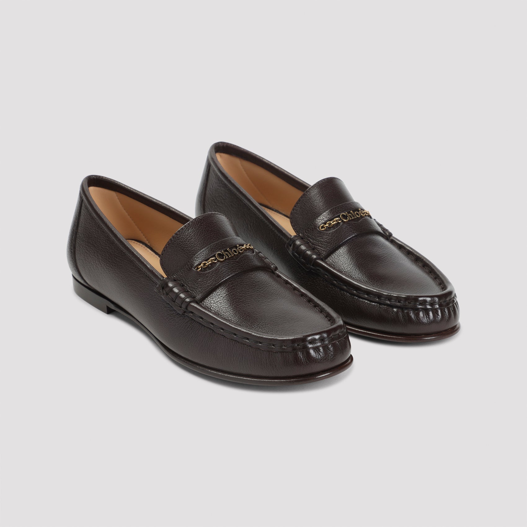 CHLOÉ Elegant Women's Leather Loafers