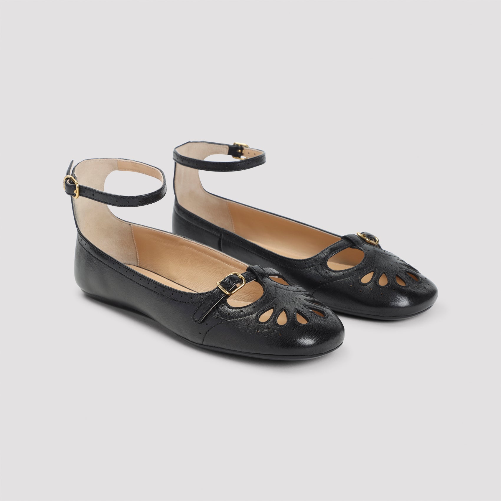 CHLOÉ Misty Ballerina Flats - Women's Adjustable Ankle Strap