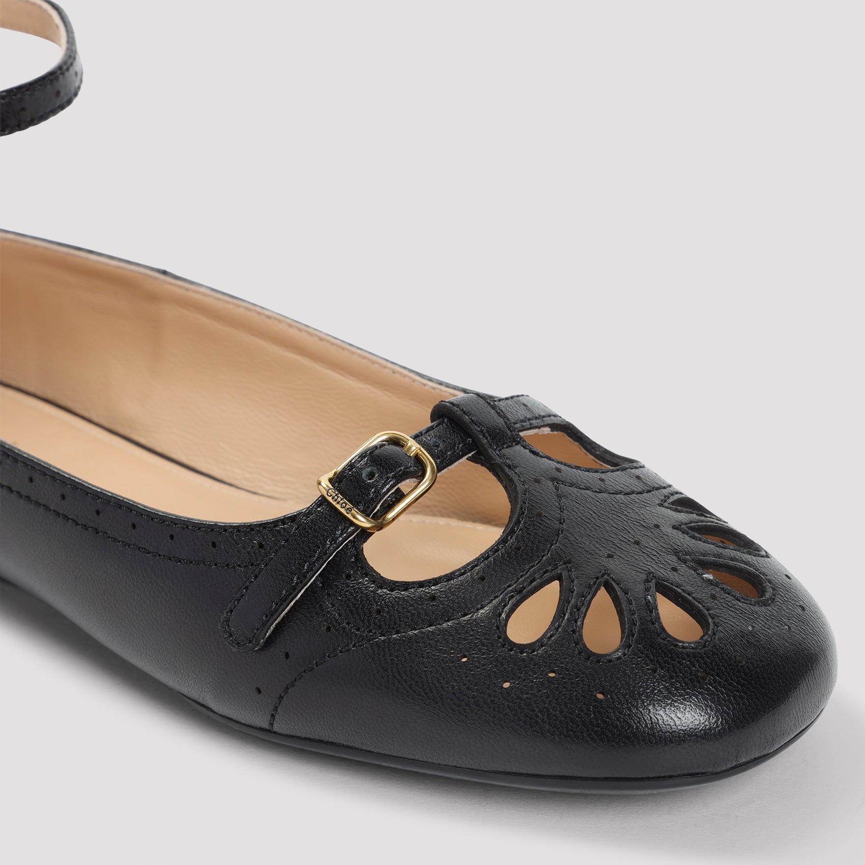 CHLOÉ Misty Ballerina Flats - Women's Adjustable Ankle Strap