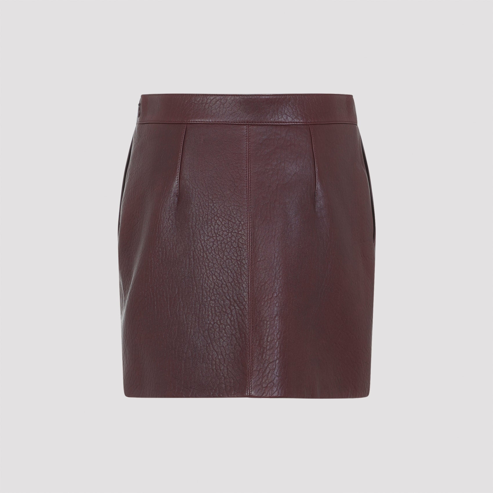 CHLOÉ Lamb Leather Mini Skirt