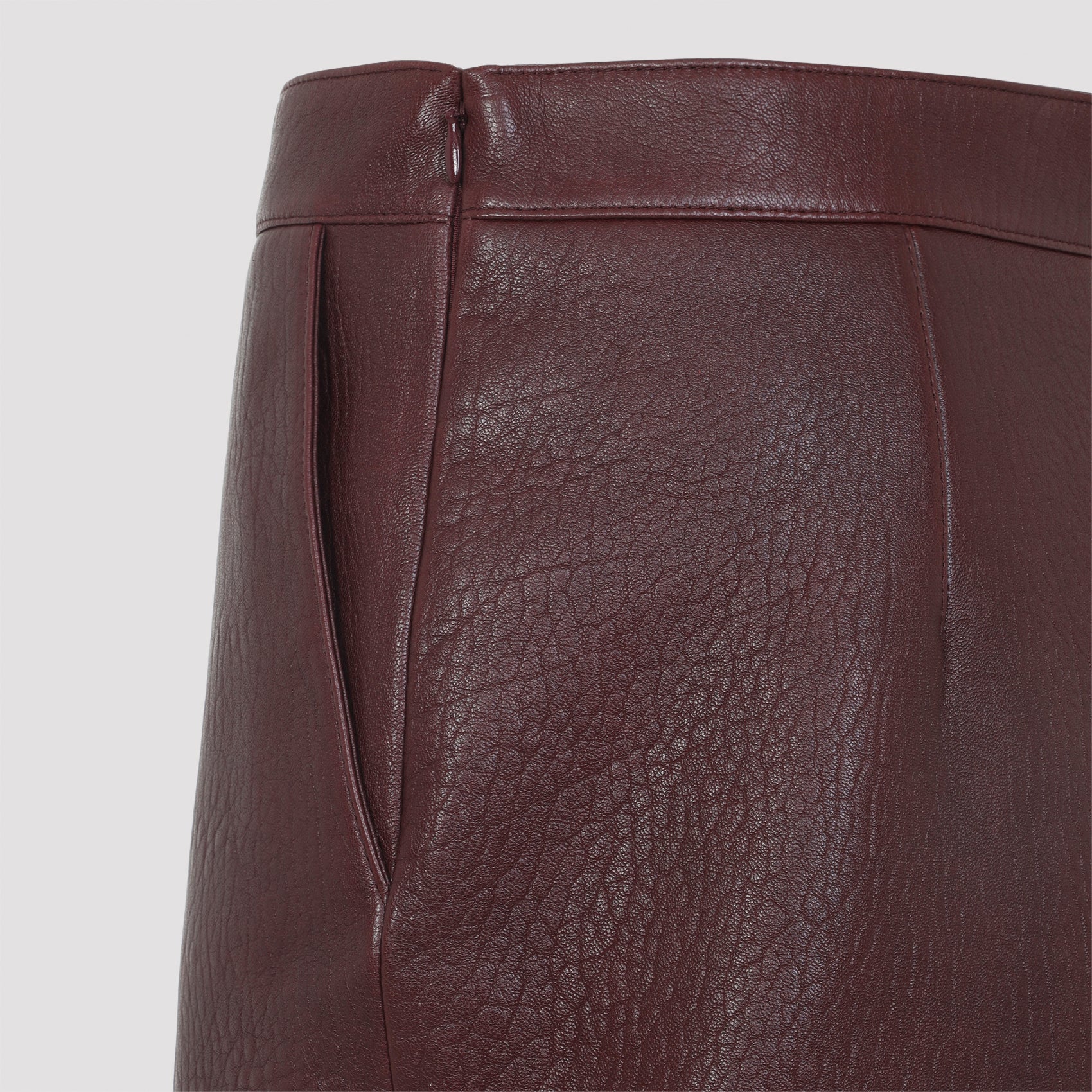 CHLOÉ Lamb Leather Mini Skirt