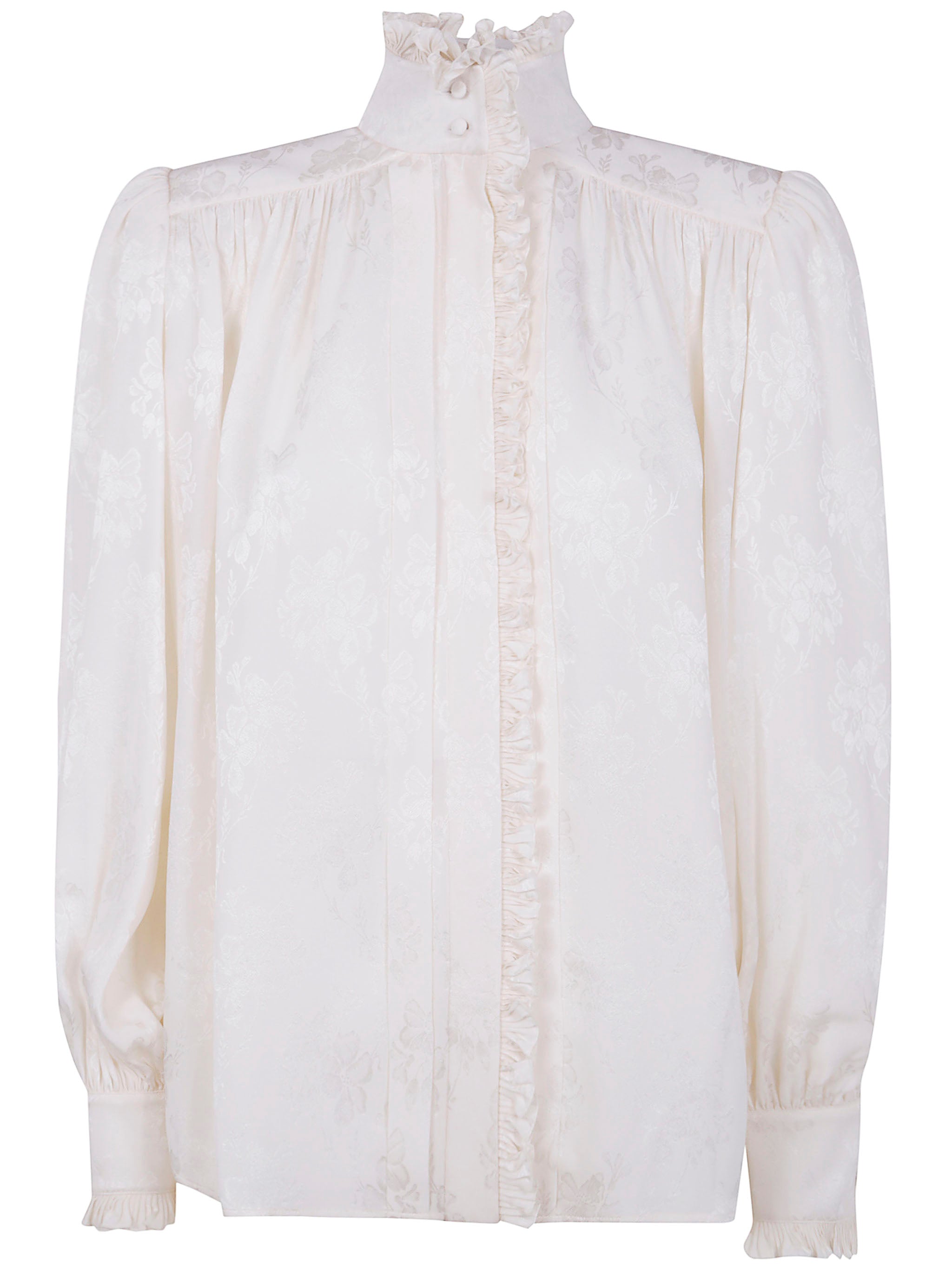 CHLOÉ Oversized Silk Jacquard Blouse