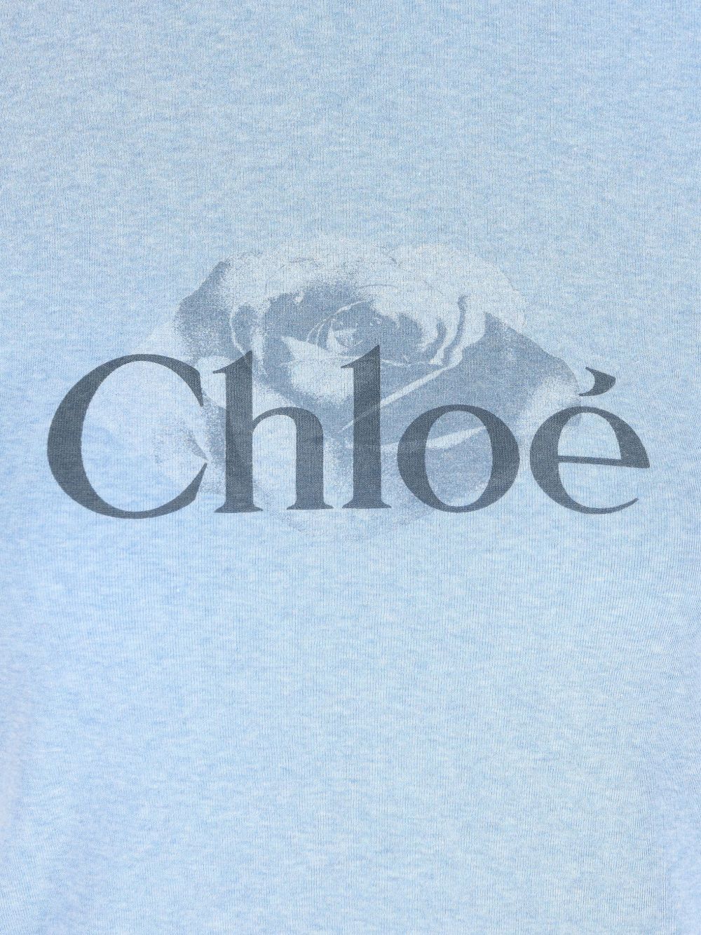 CHLOÉ Logo Print Cotton T-Shirt for Women - FW25 Edition