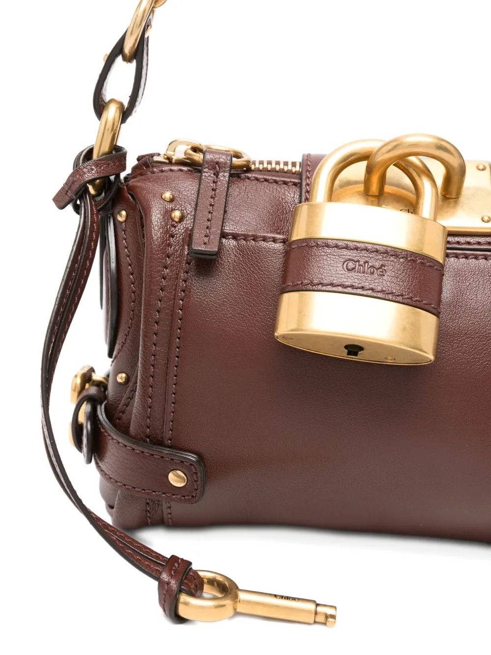 CHLOÉ Crafty Leather Paddington Handbag