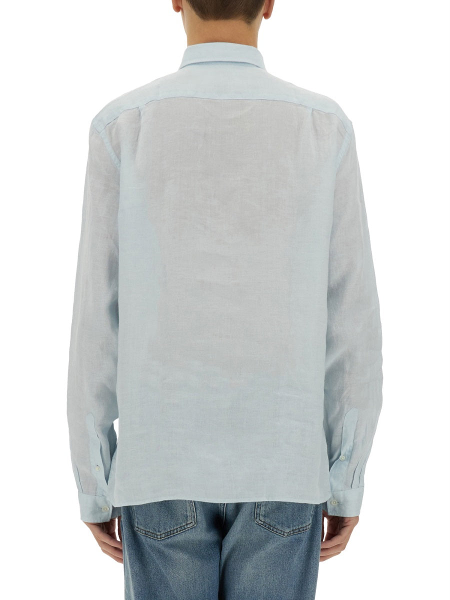 LACOSTE Men's Regular Fit Logo Shirt - Size 40