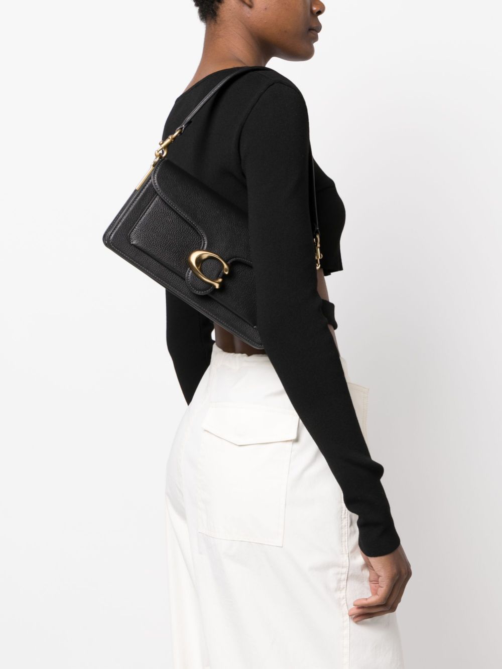 COACH Mini Leather Crossbody Handbag