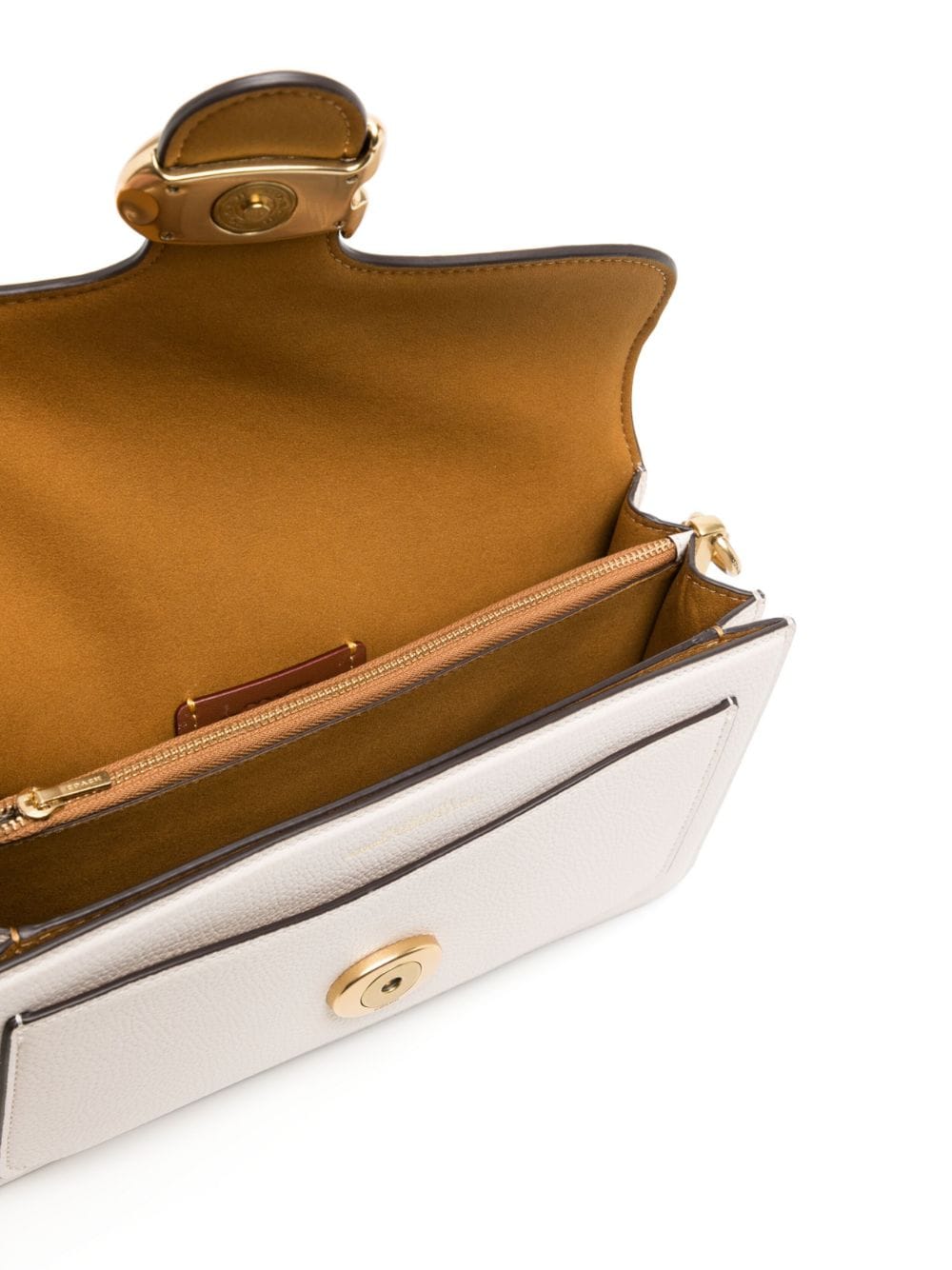 COACH Polished Pebble Leather Tabby Mini Shoulder Bag