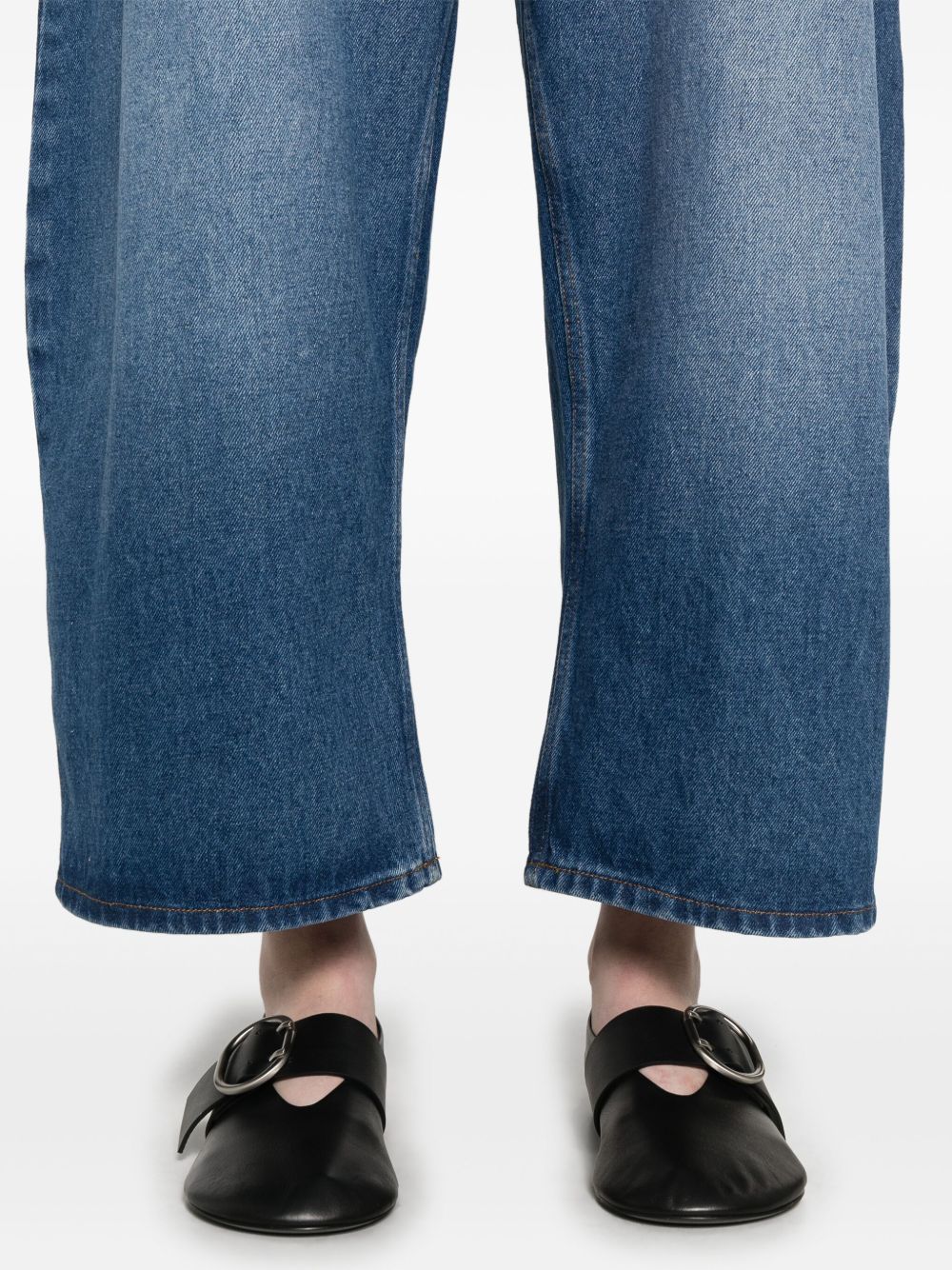 STUDIO NICHOLSON Wide-Leg Denim Jeans
