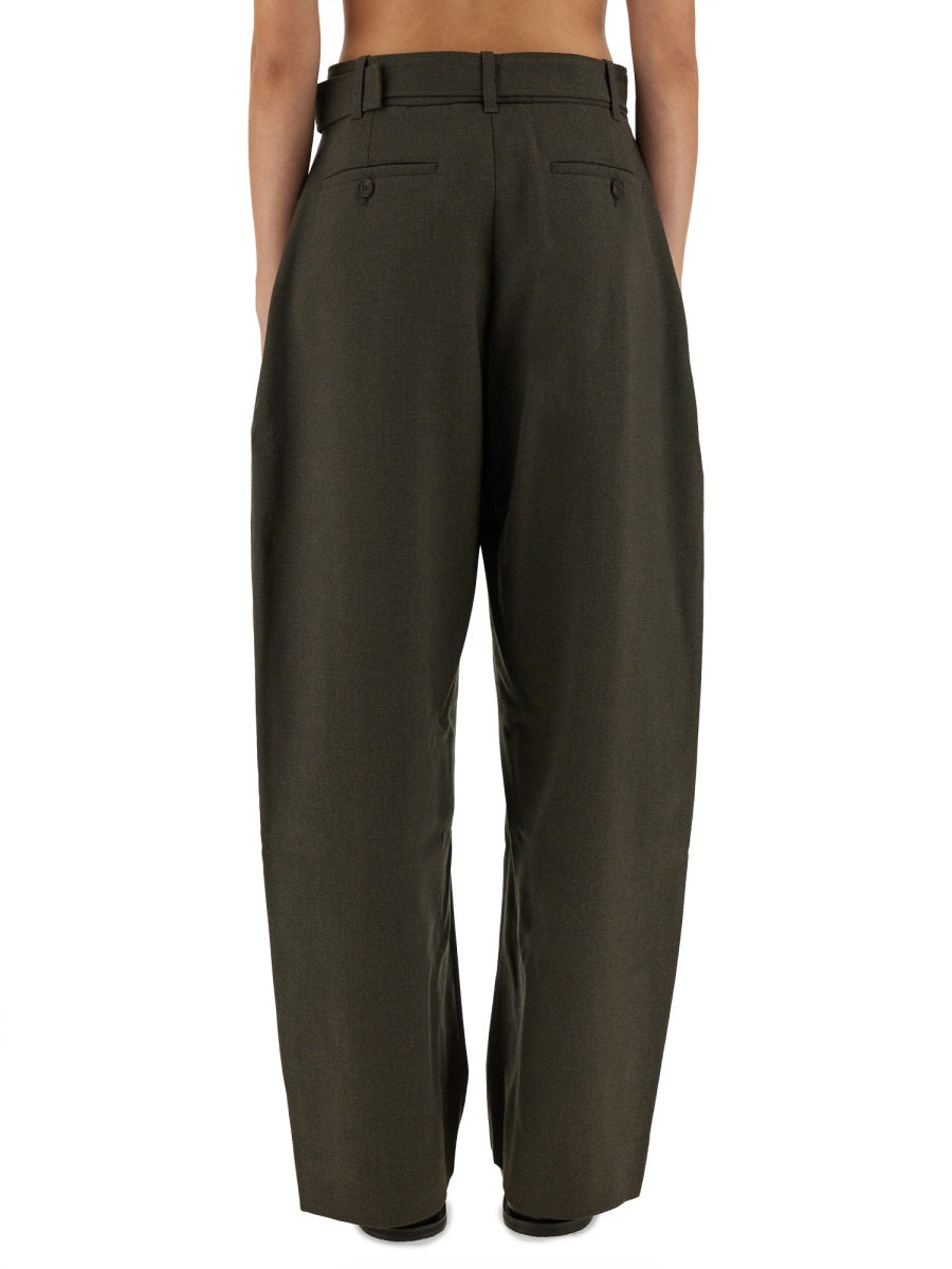 STUDIO NICHOLSON Chic Women's Wool Blend Pants - Size 8 UK