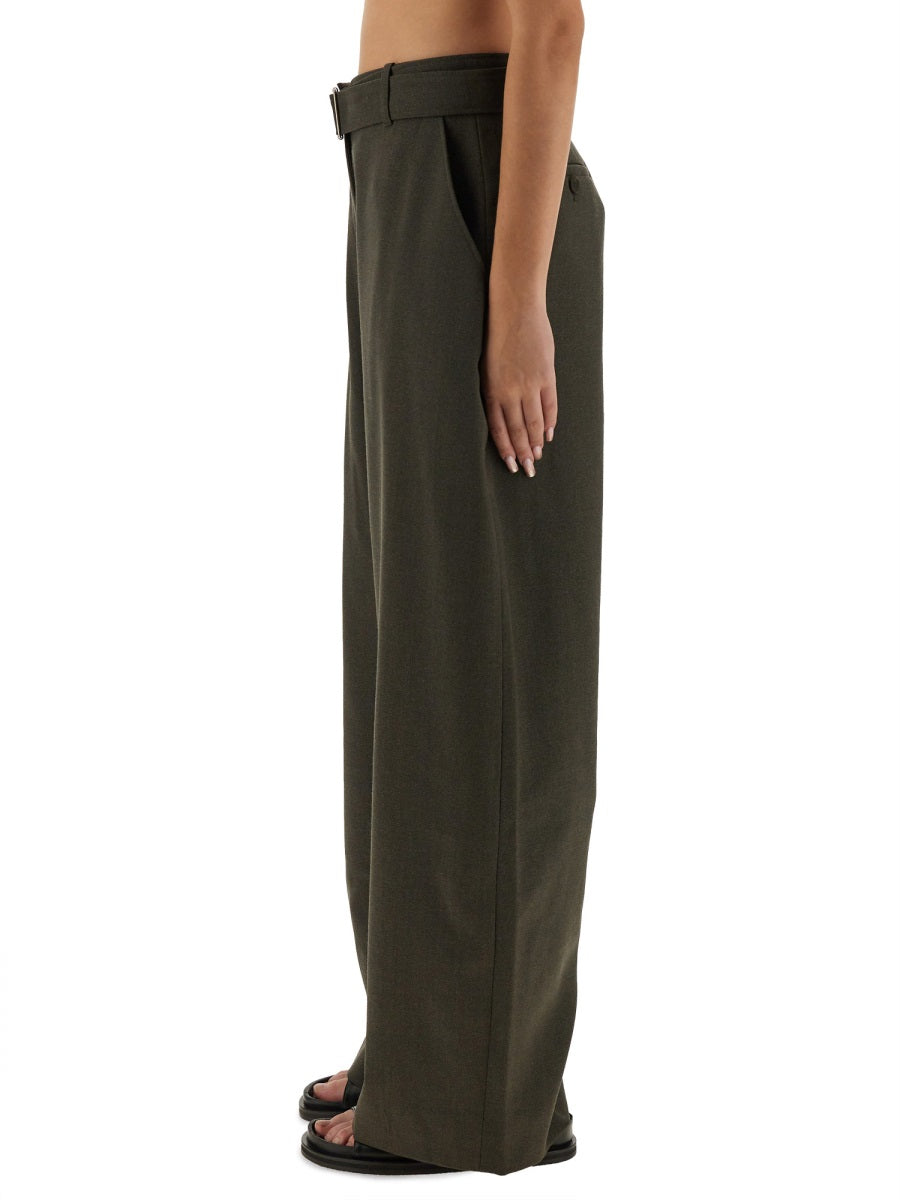 STUDIO NICHOLSON Chic Women's Wool Blend Pants - Size 8 UK