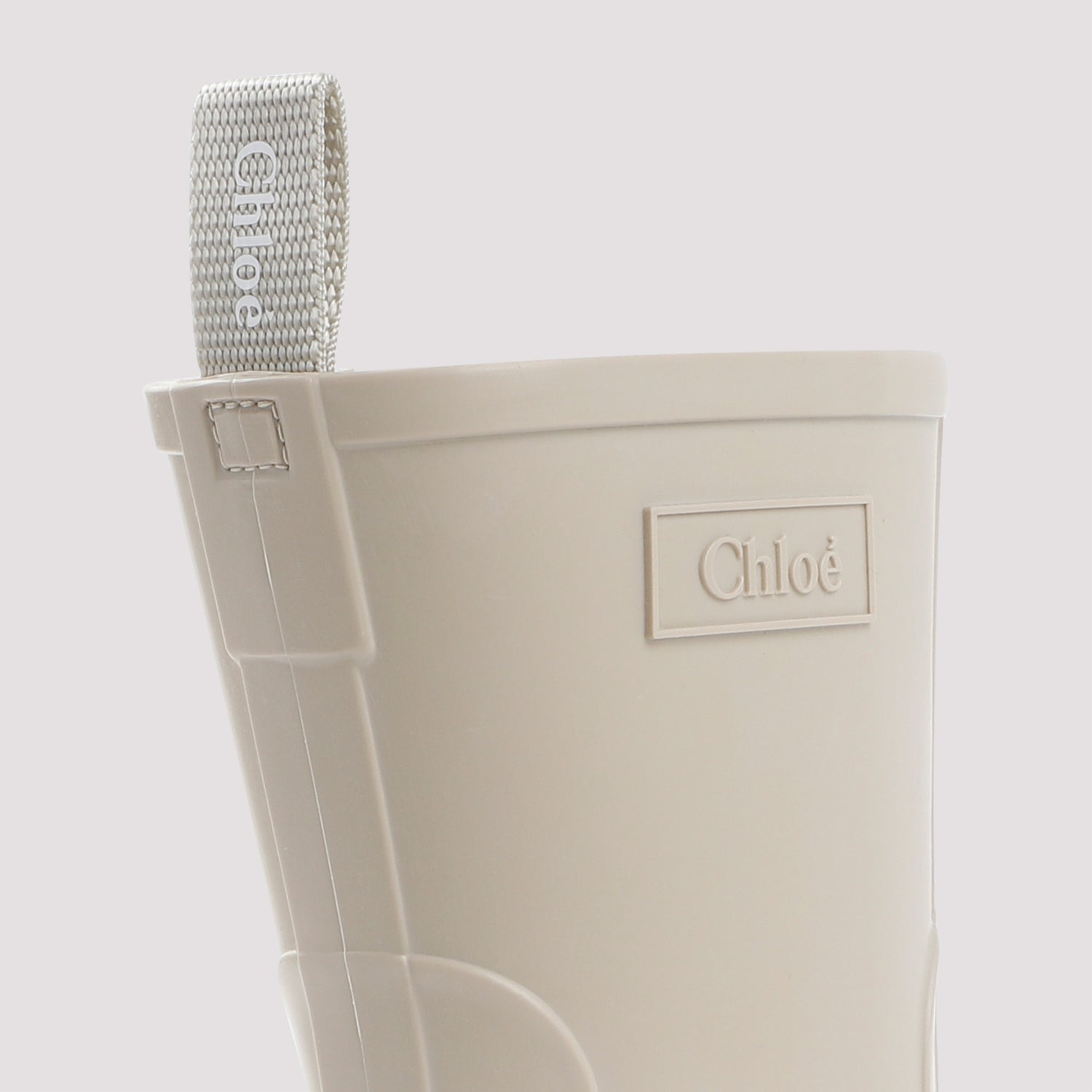 CHLOÉ Betty Rain Boots with Internal Zip Closure - 50mm Heel Height