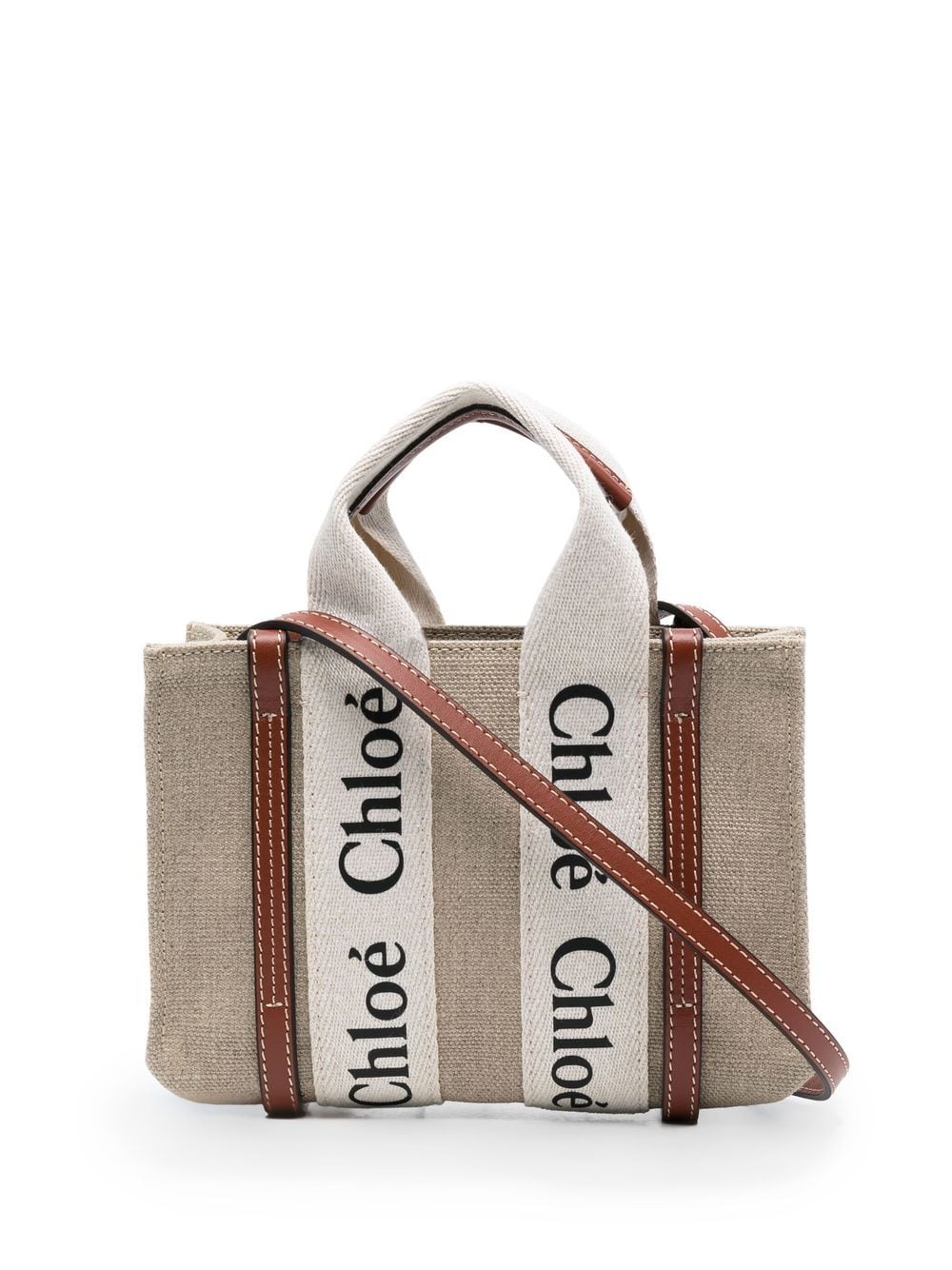 CHLOÉ Mini Canvas Tote Handbag