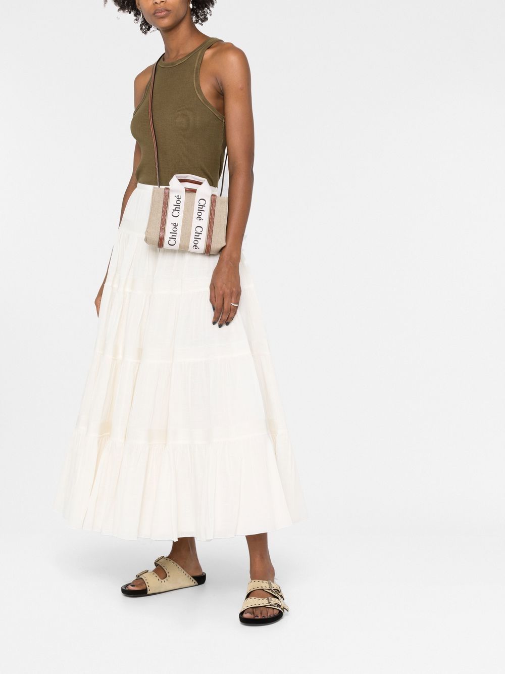 CHLOÉ Mini Canvas Tote Handbag