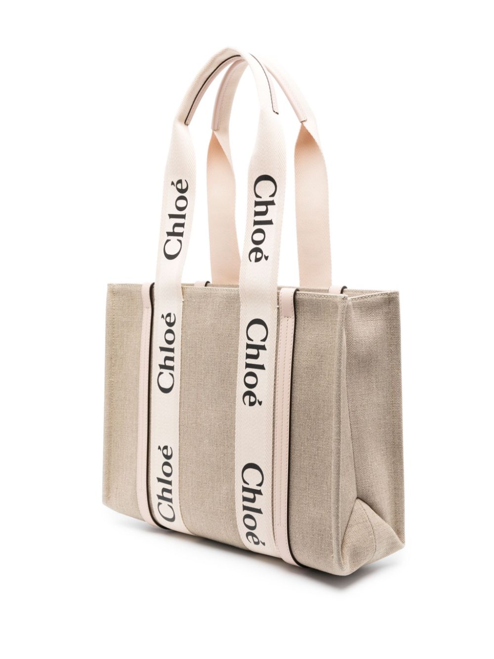 CHLOÉ Medium Canvas Tote Handbag