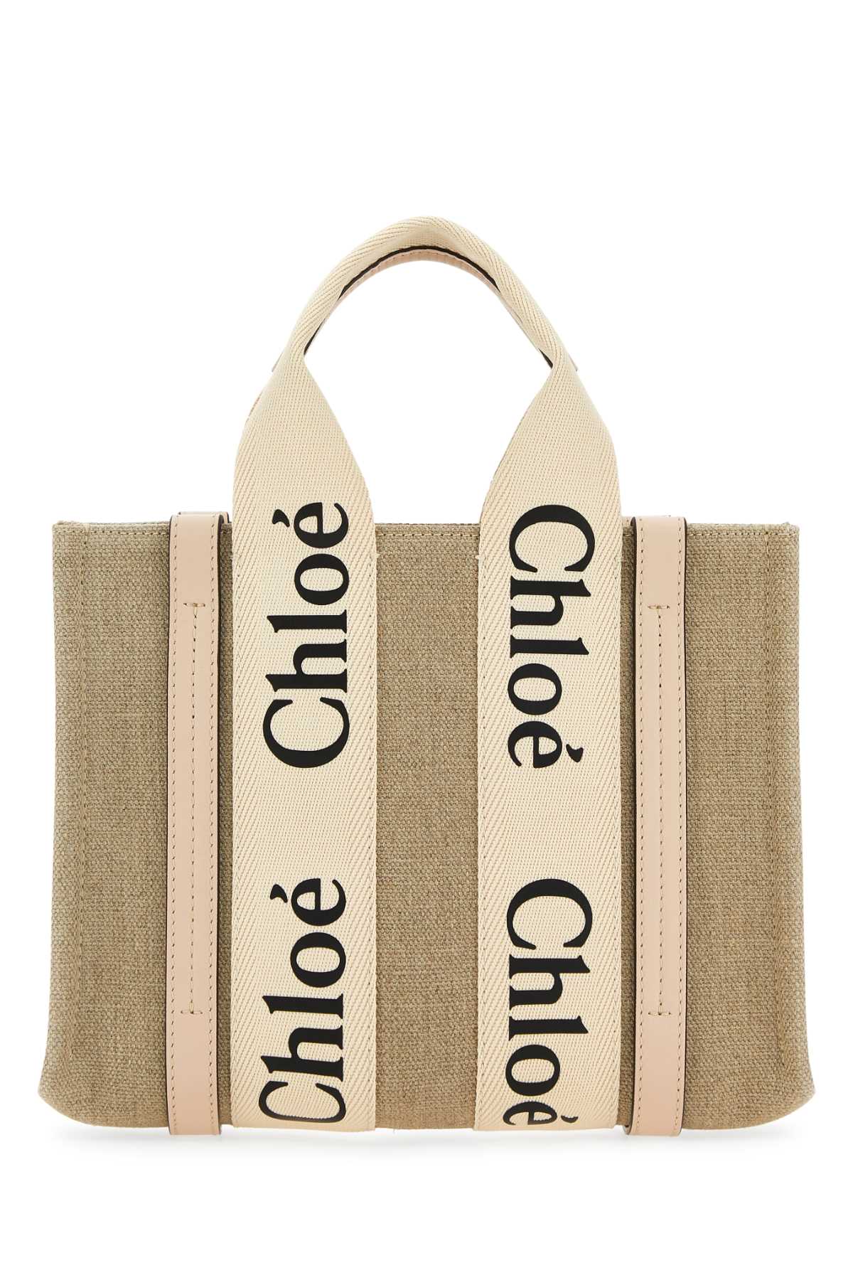 CHLOÉ Mini Multicolor Fabric Small Shopping Handbag