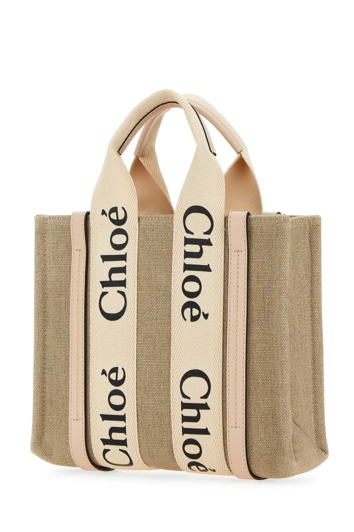 CHLOÉ Mini Multicolor Fabric Small Shopping Handbag