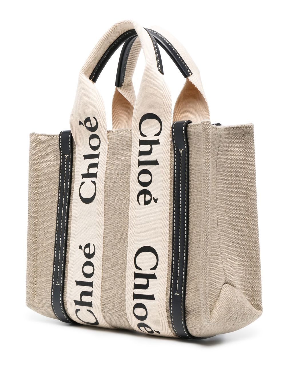 CHLOÉ Mini Canvas Shopping Handbag