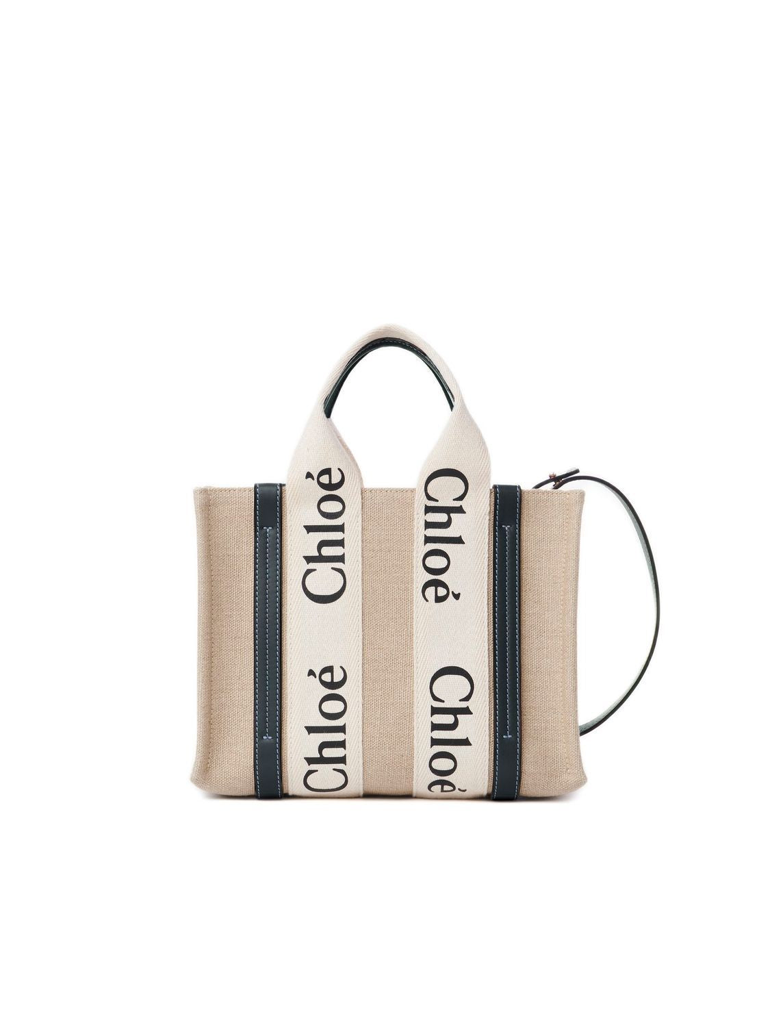 CHLOÉ Mini Multicolor Fabric Small Shopping Handbag