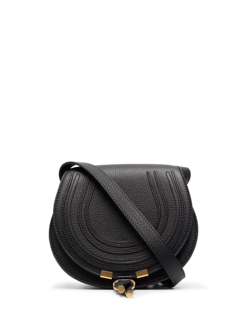 CHLOÉ Mini Handbag with Antique Brass Finishing
