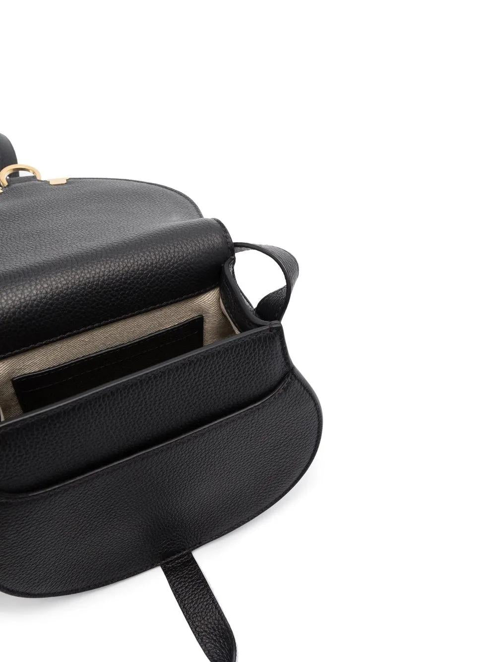 CHLOÉ Mini Handbag with Antique Brass Finishing