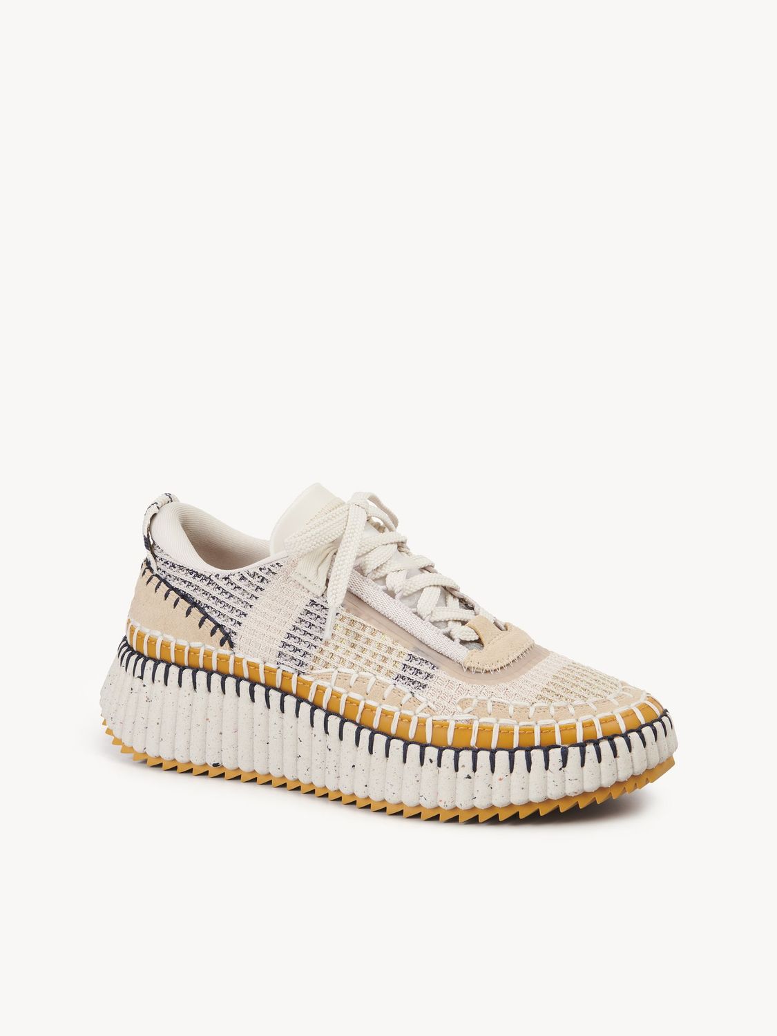 CHLOÉ Recycled Fabric Low-Top Sneakers for Women