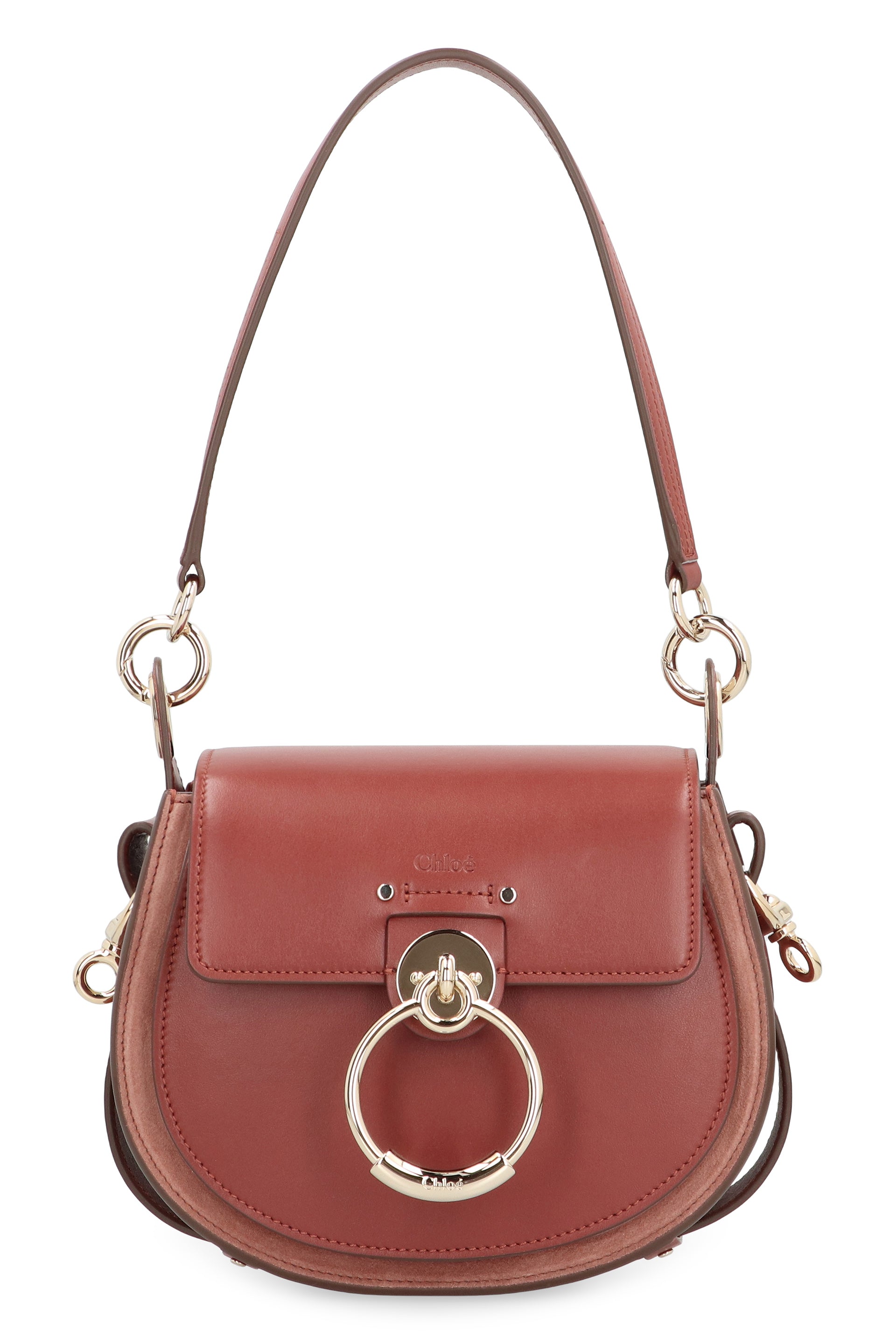 CHLOÉ Mini Leather Handbag with Logo Detail