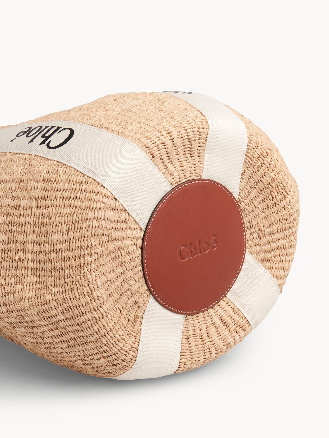 CHLOÉ Large Logo Strap Tote Handbag