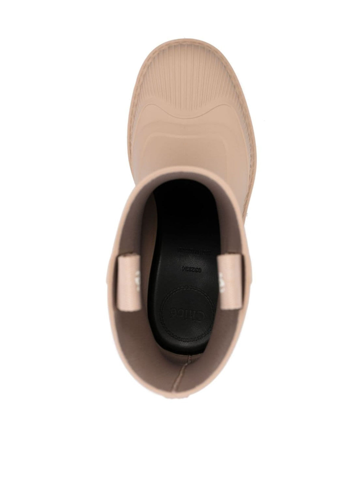 CHLOÉ Stylish Rain Boots with Logo Heel - 5.5 cm