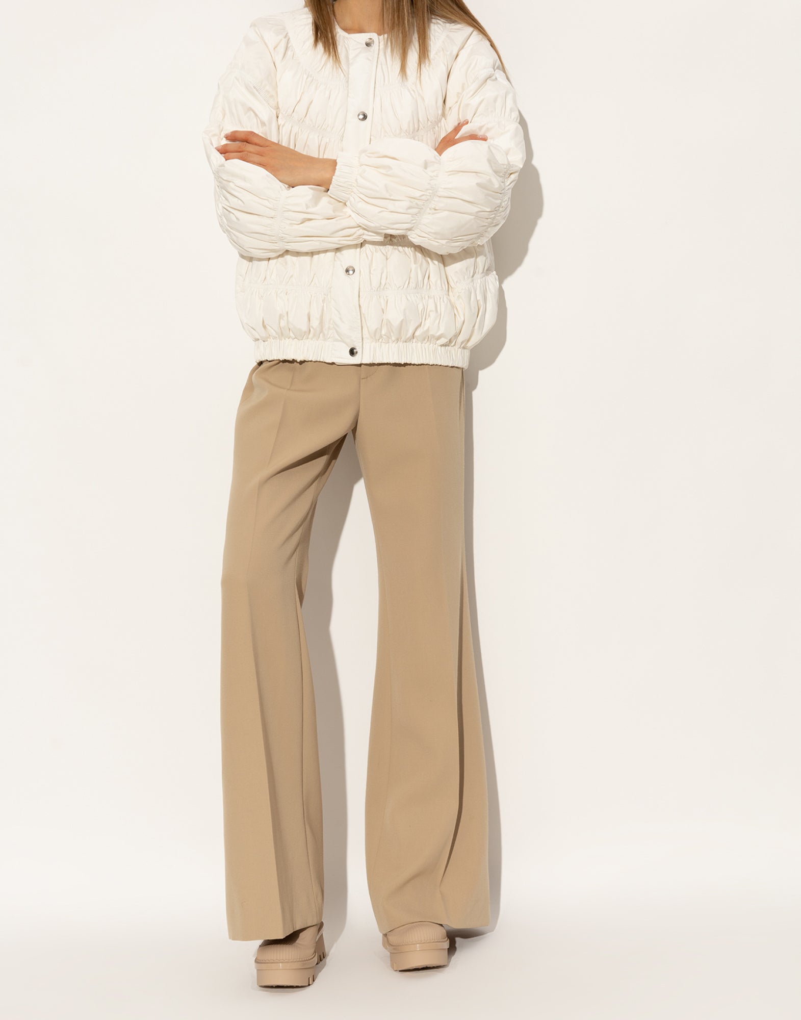 CHLOÉ Stylish Rain Boots with Logo Heel - 5.5 cm