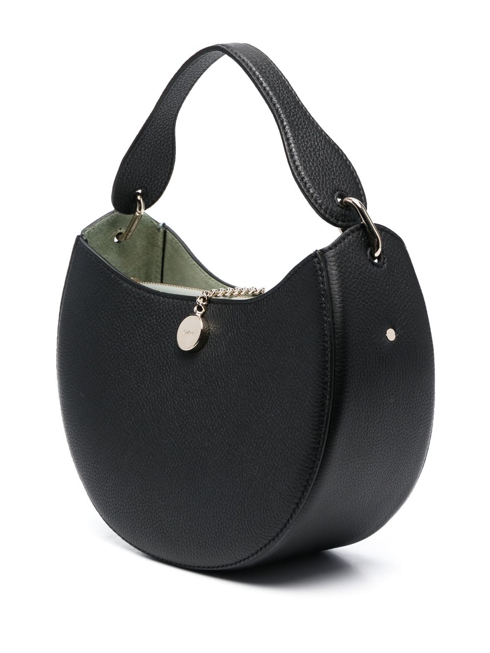 CHLOÉ Mini Ring-Embellished Leather Crossbody Handbag