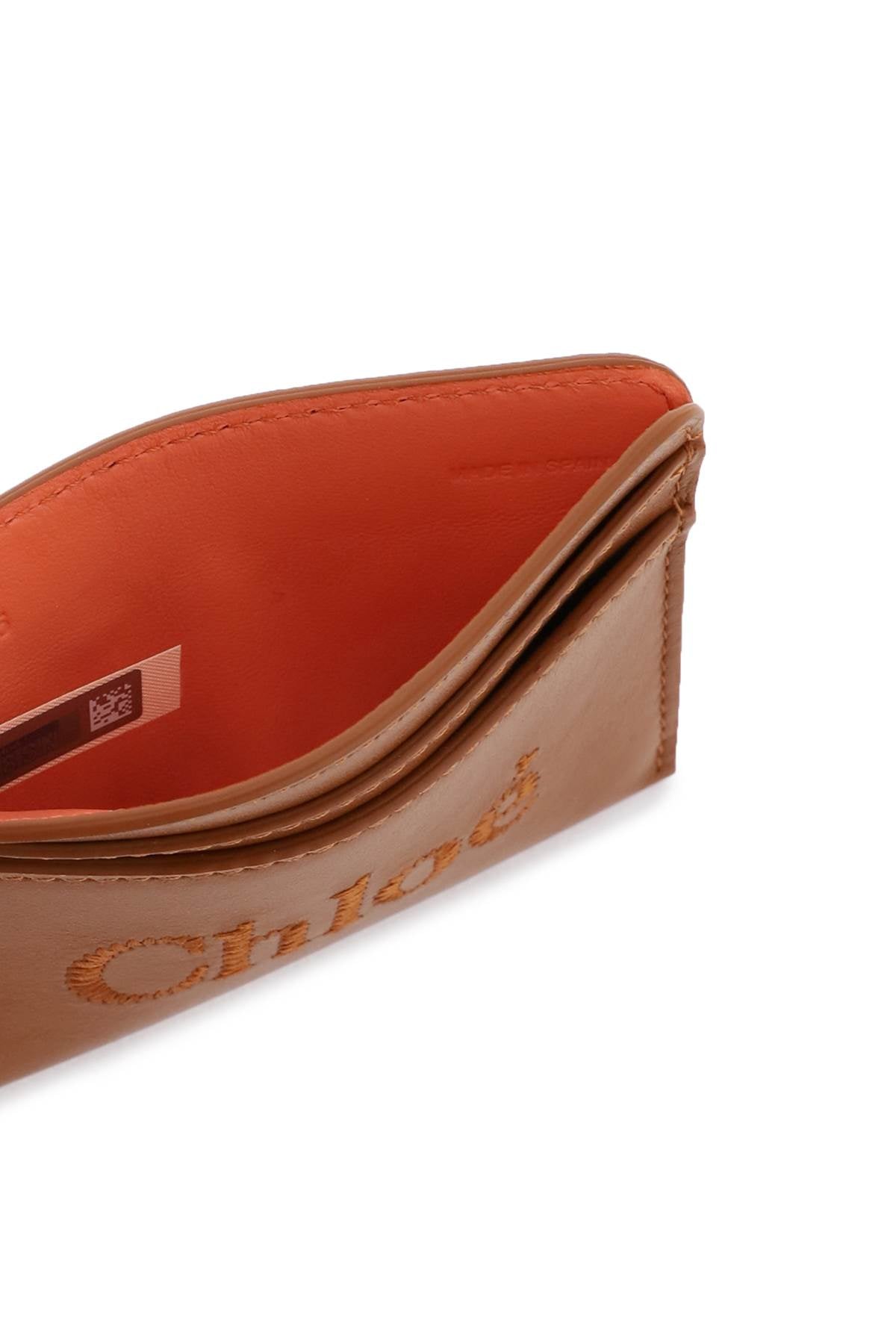 CHLOÉ Mini Leather Card Holder