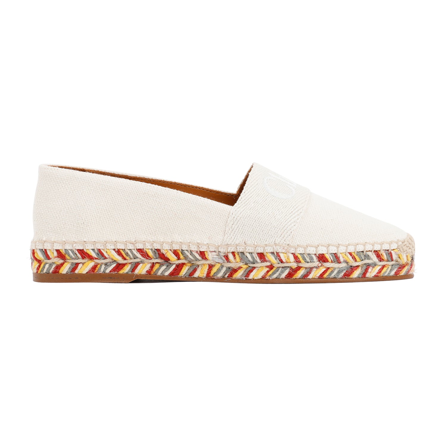 CHLOÉ Round Toe Braided Cord Espadrilles for Women