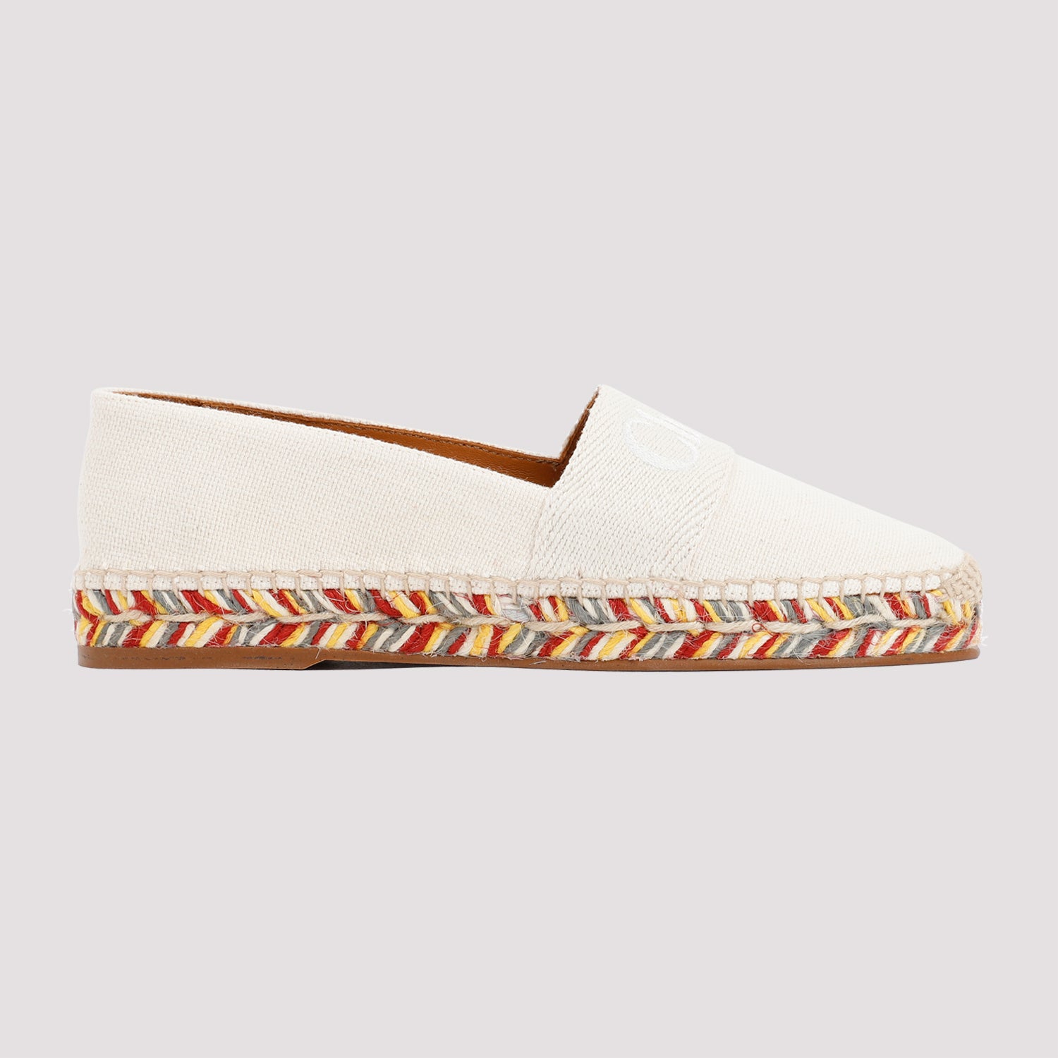 CHLOÉ Round Toe Braided Cord Espadrilles for Women