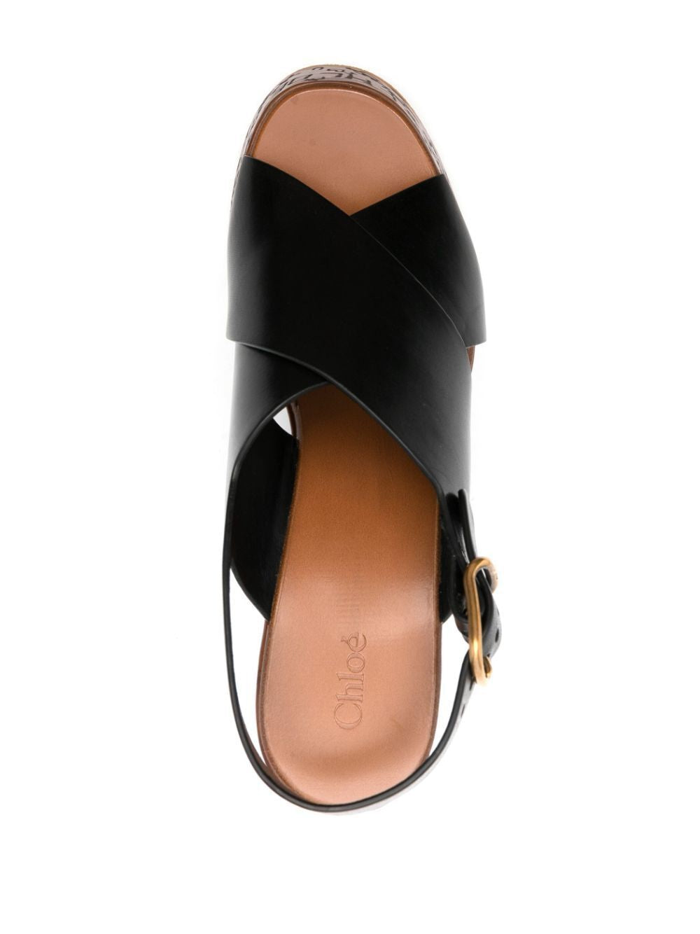 CHLOÉ Maxime Wedge Sandal - Women's High Fashion Footwear