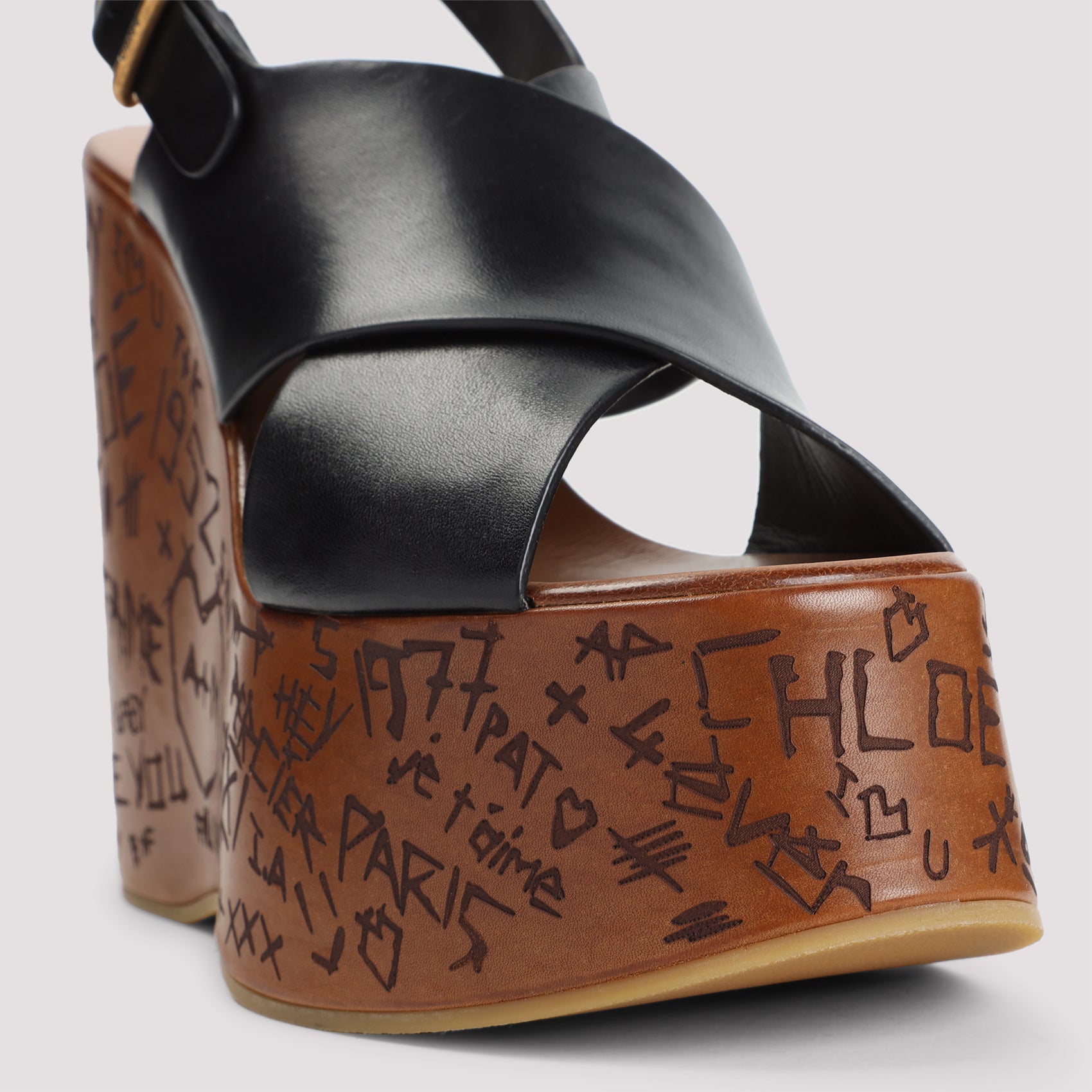 CHLOÉ Maxime Wedge Sandals for Women