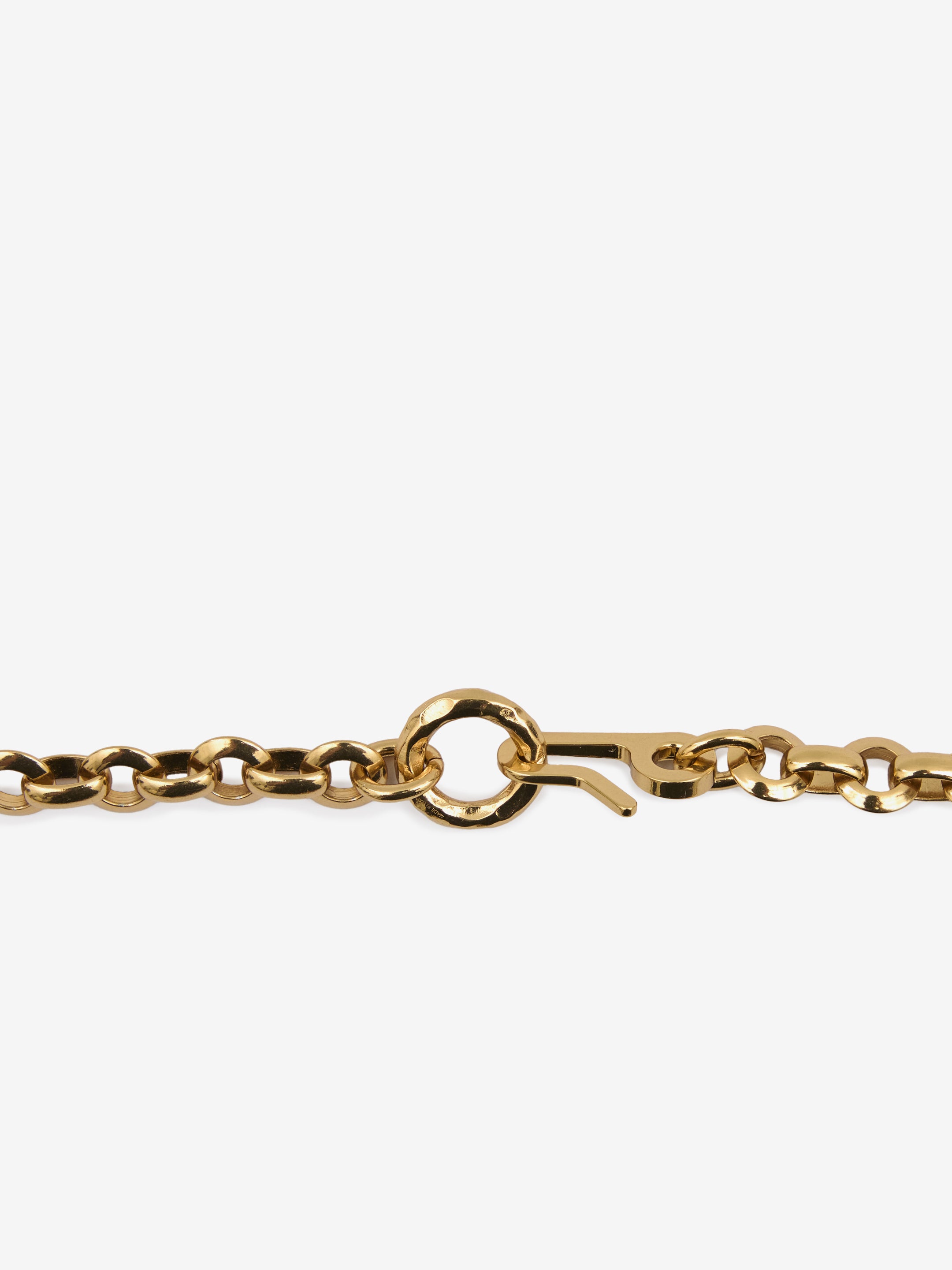 CHLOÉ Women's Metallic Brass Belt with Chain