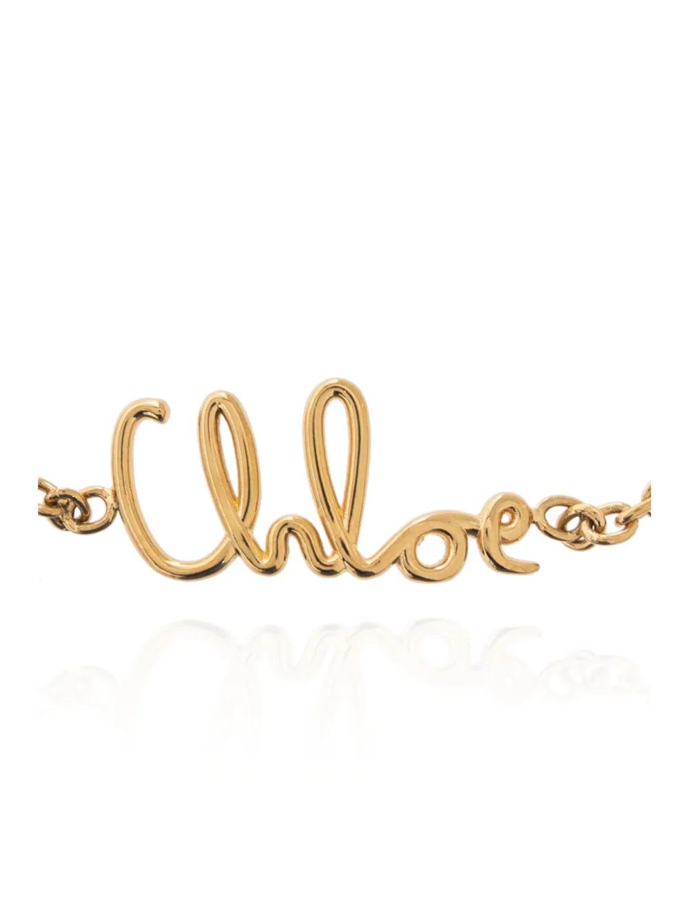 CHLOÉ Signature Bracelet with Logo Charm