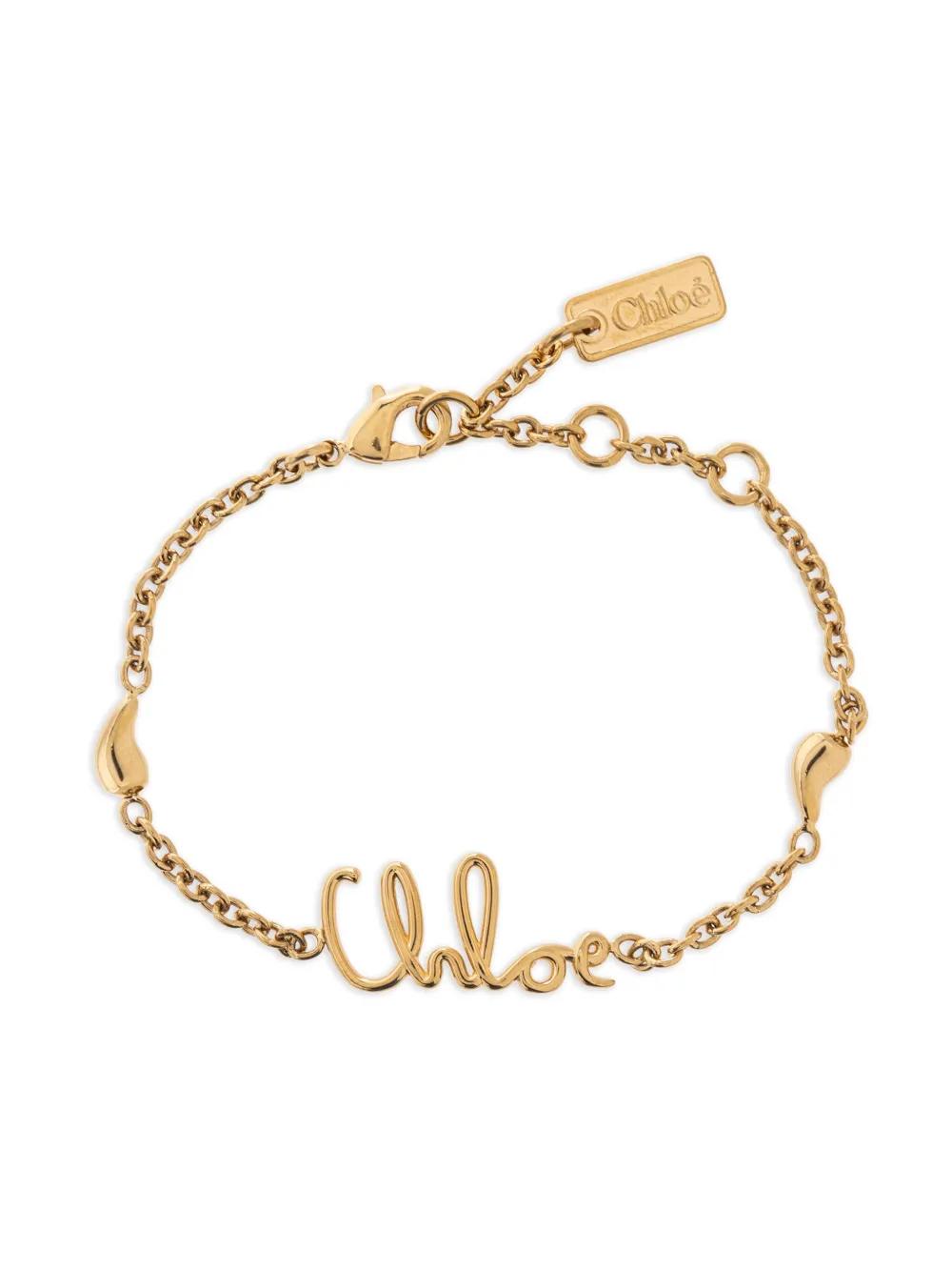 CHLOÉ Signature Bracelet with Logo Charm